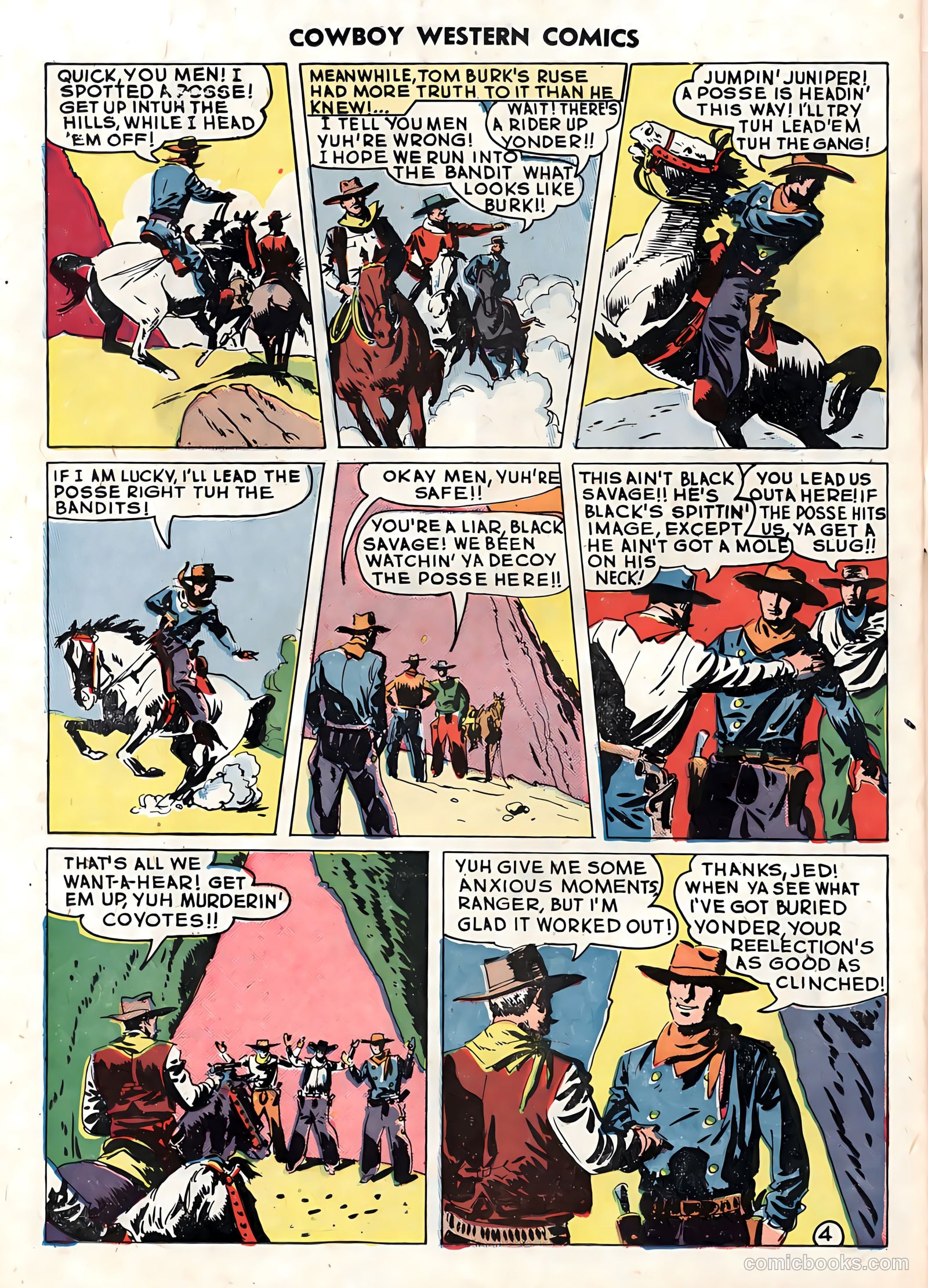 Cowboy Western Comics #22 (1949) — page 34 of 36