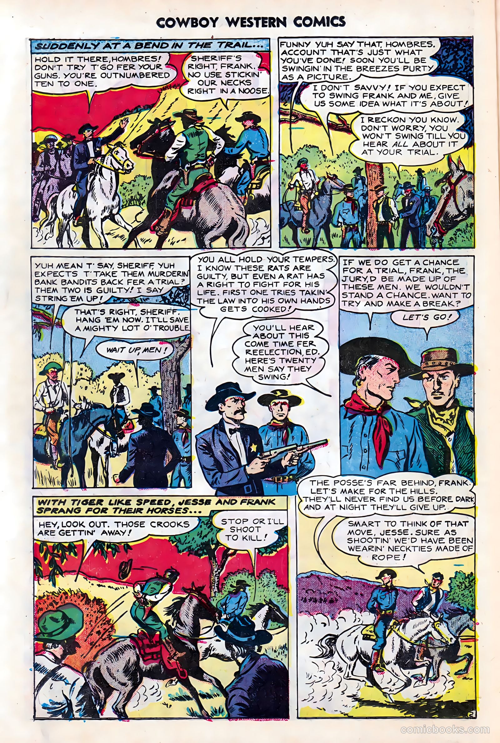 Cowboy Western Comics #23 (1949) — page 8 of 36