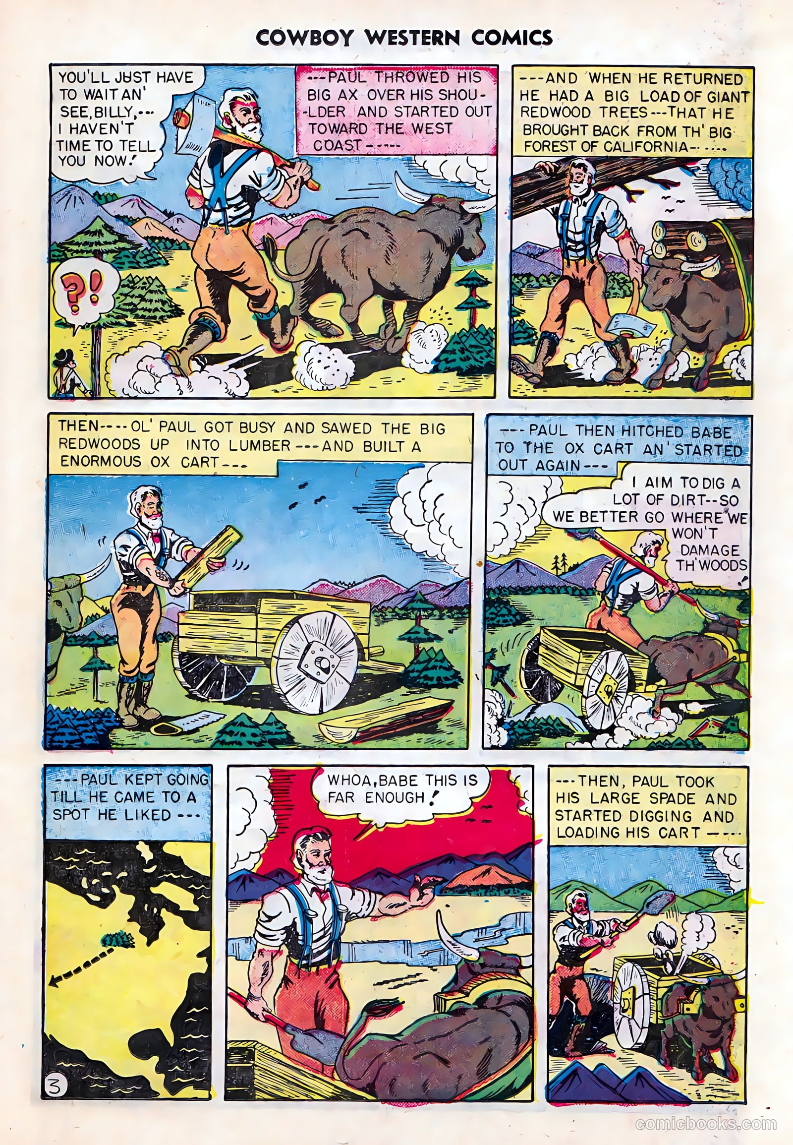Cowboy Western Comics #23 (1949) — page 29 of 36