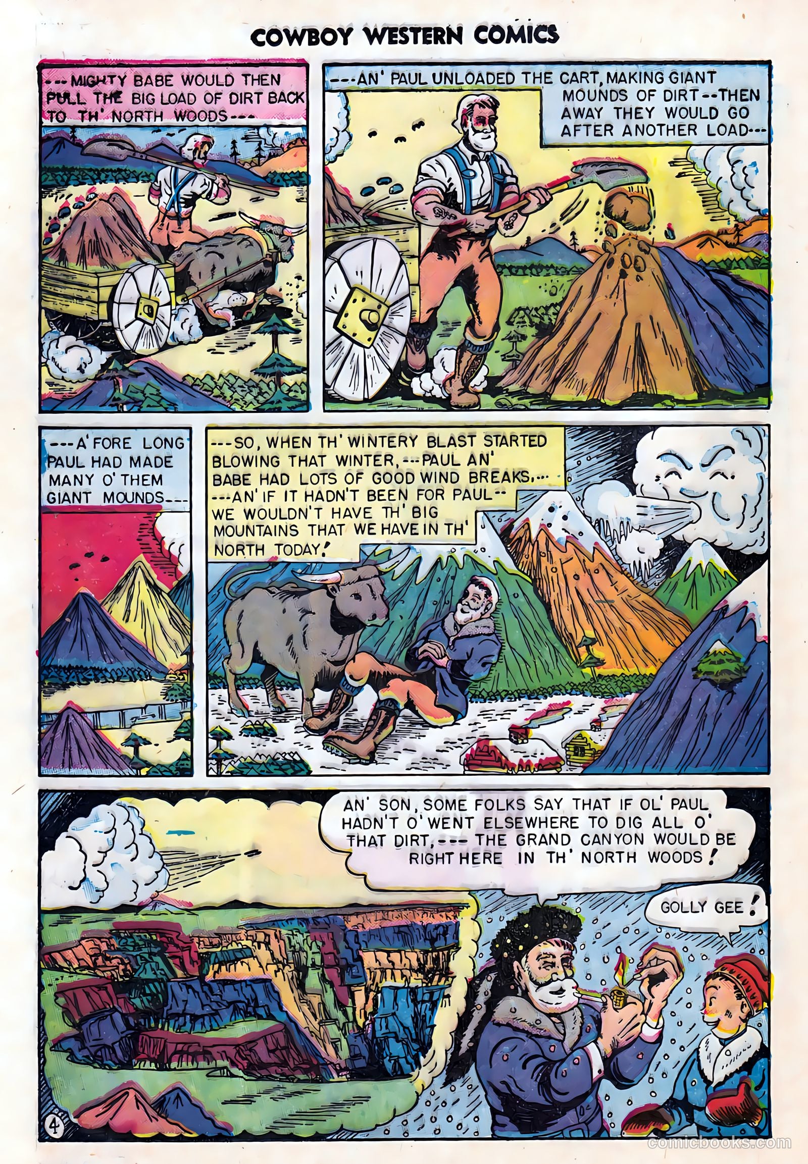 Cowboy Western Comics #23 (1949) — page 30 of 36
