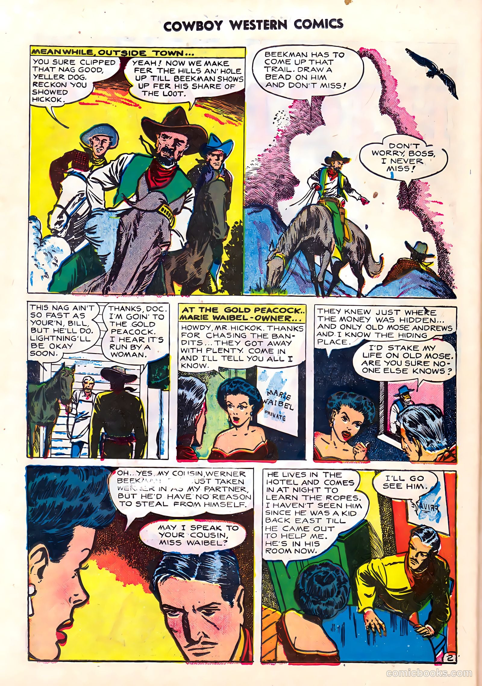 Cowboy Western Comics #23 (1949) — page 32 of 36