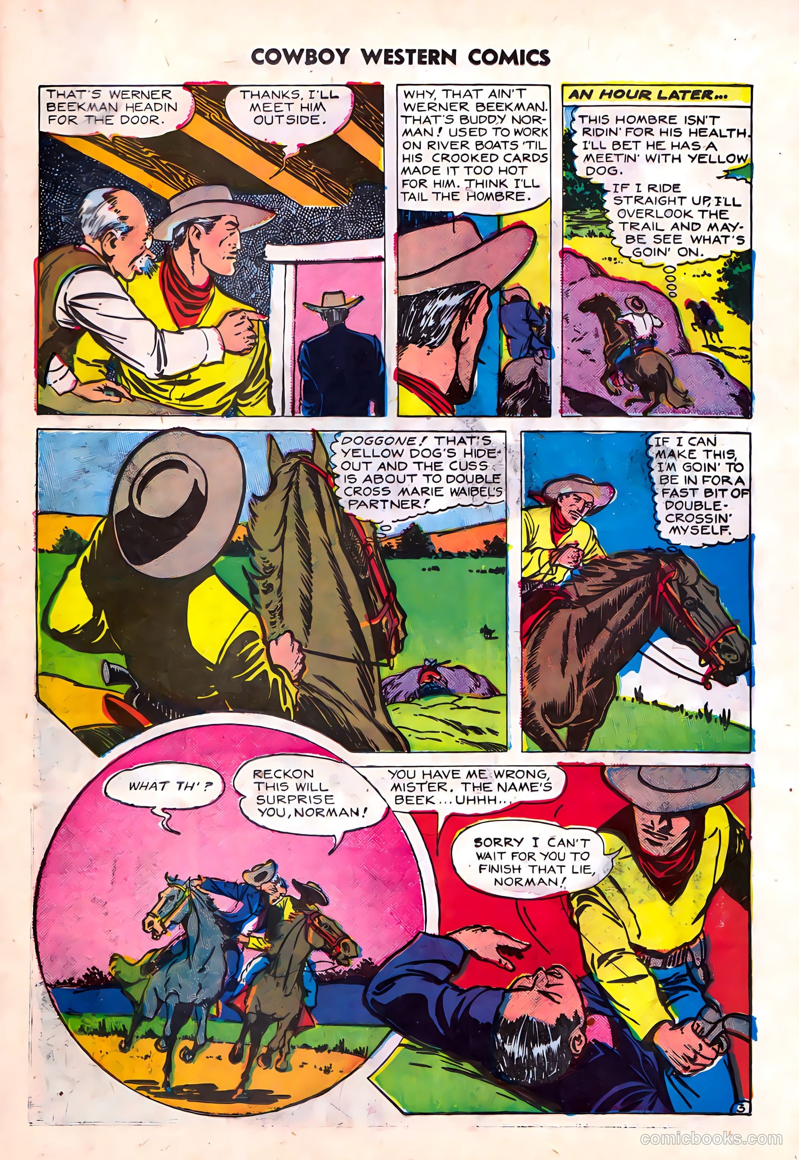 Cowboy Western Comics #23 (1949) — page 33 of 36
