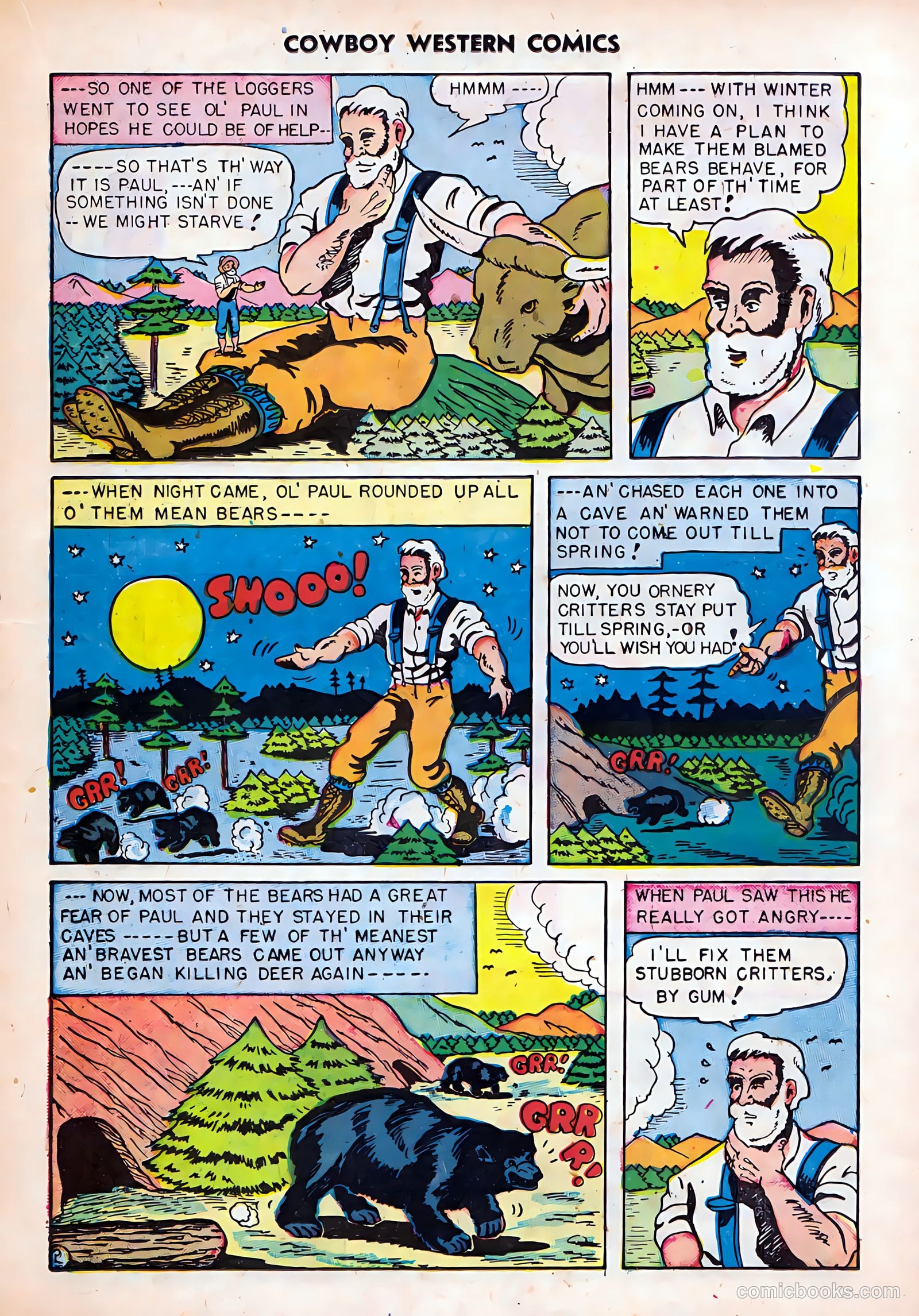 Cowboy Western Comics #24 (1949) — page 15 of 36