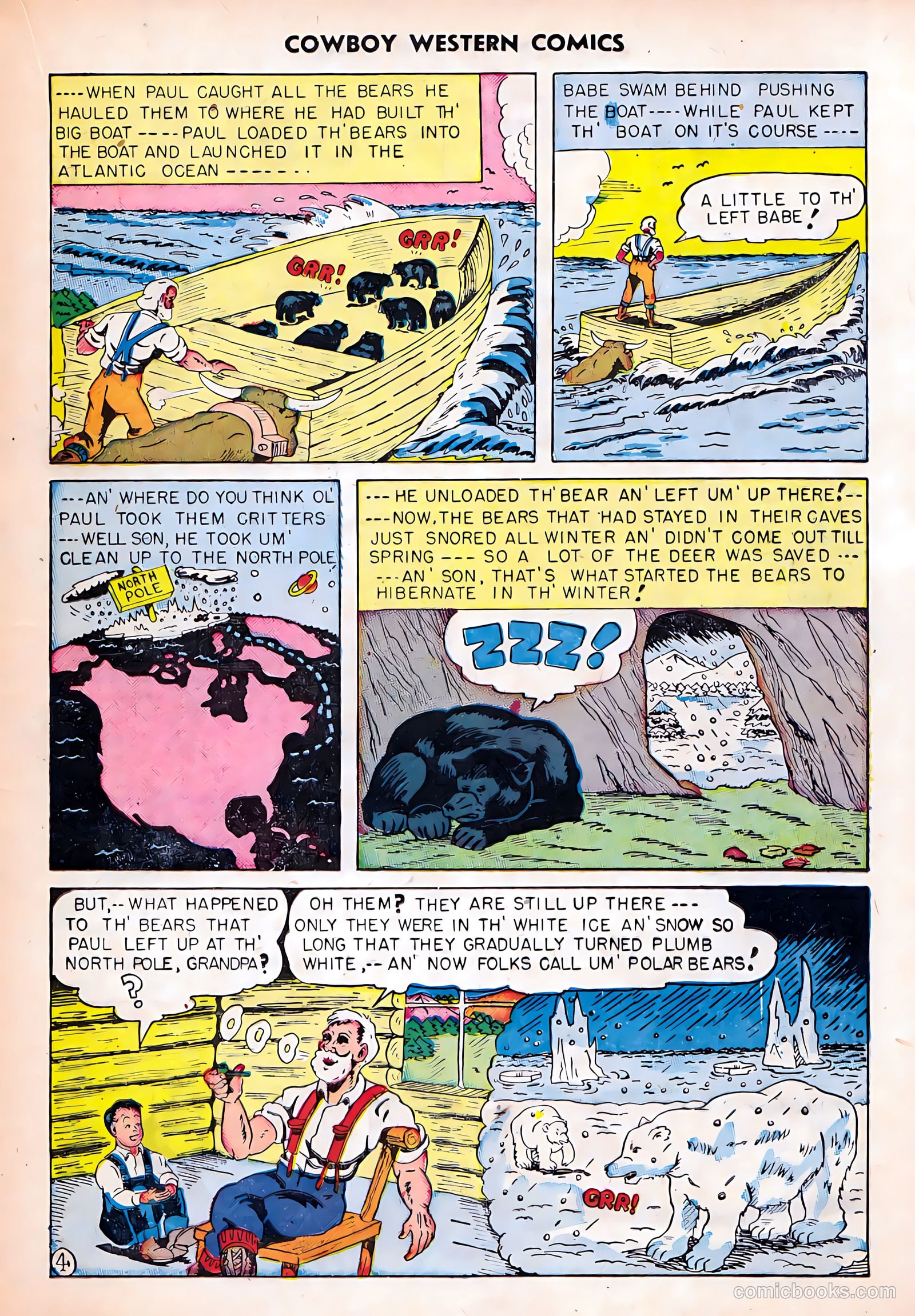 Cowboy Western Comics #24 (1949) — page 17 of 36