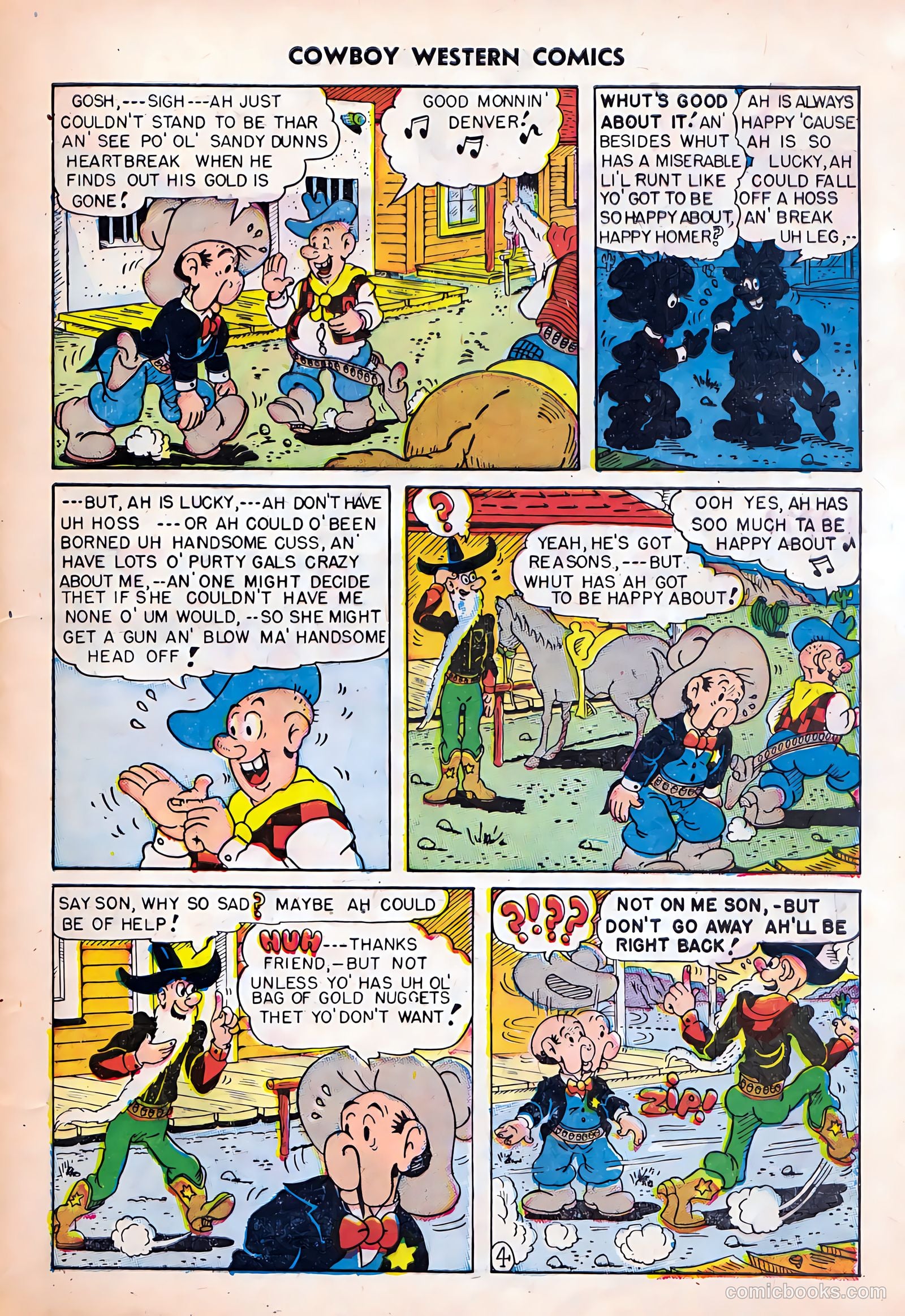 Cowboy Western Comics #24 (1949) — page 29 of 36