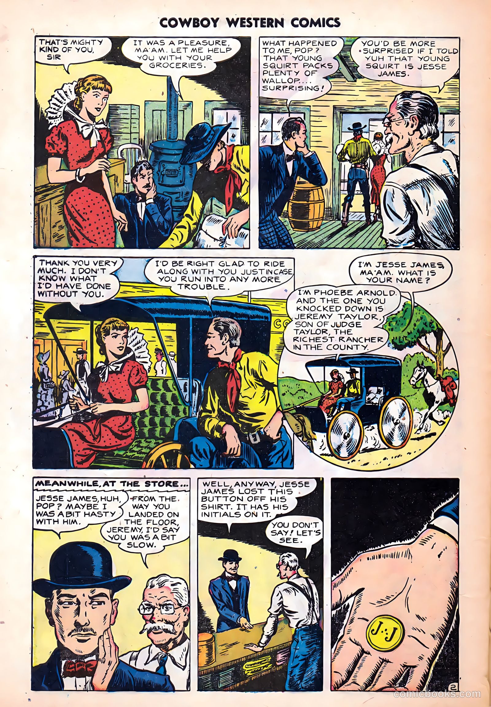 Cowboy Western Comics #24 (1949) — page 32 of 36