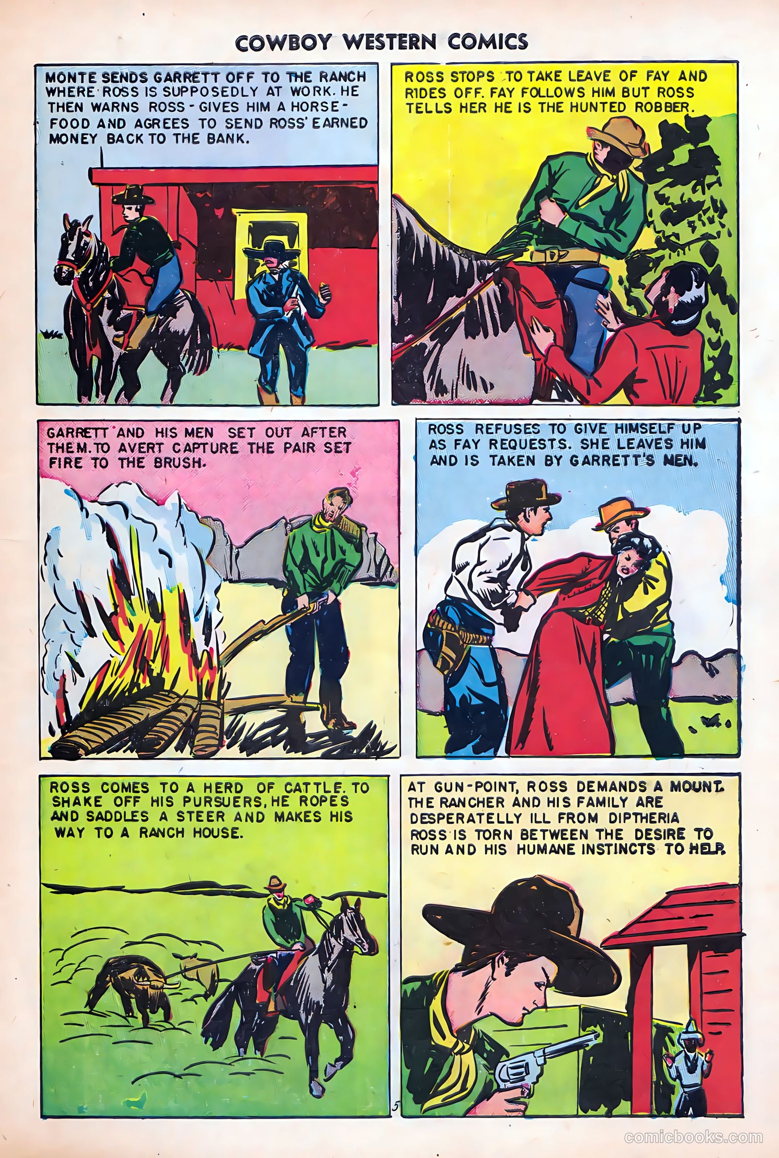 Cowboy Western Comics #24 (1949) — page 7 of 36