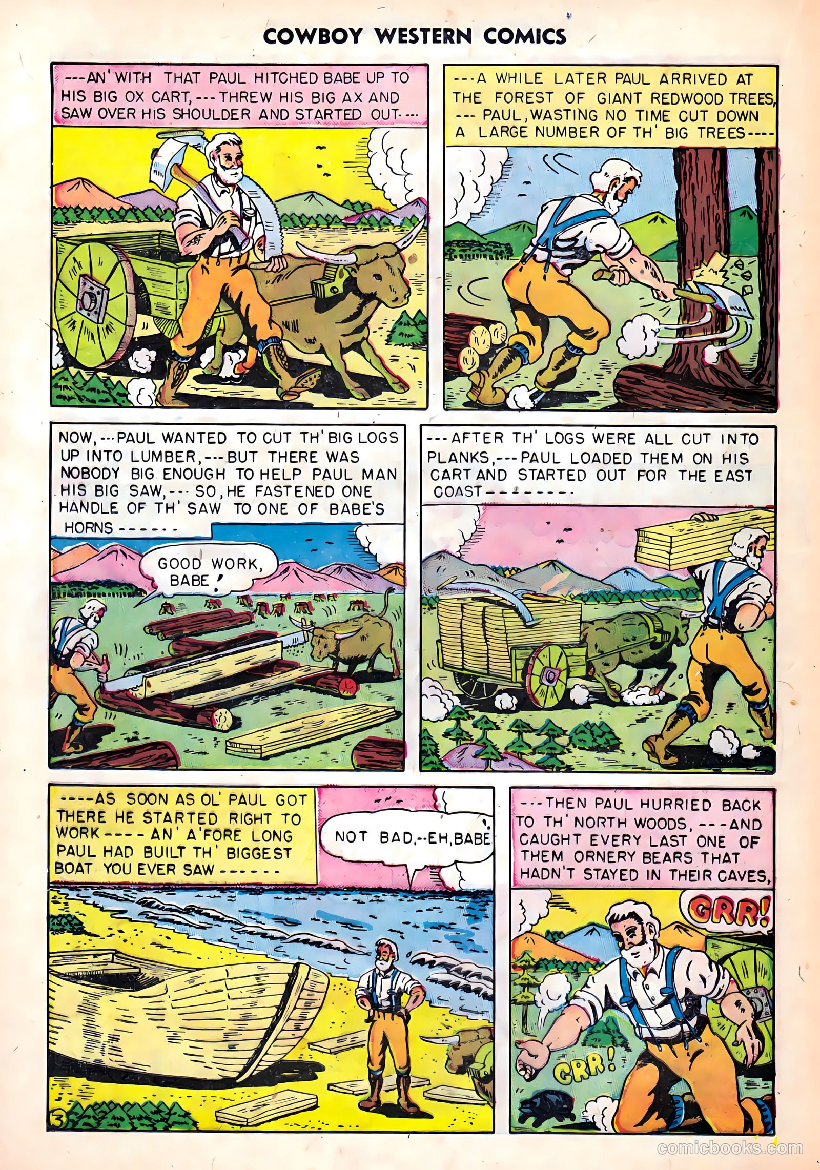 Cowboy Western Comics #24 (1949) — page 16 of 36