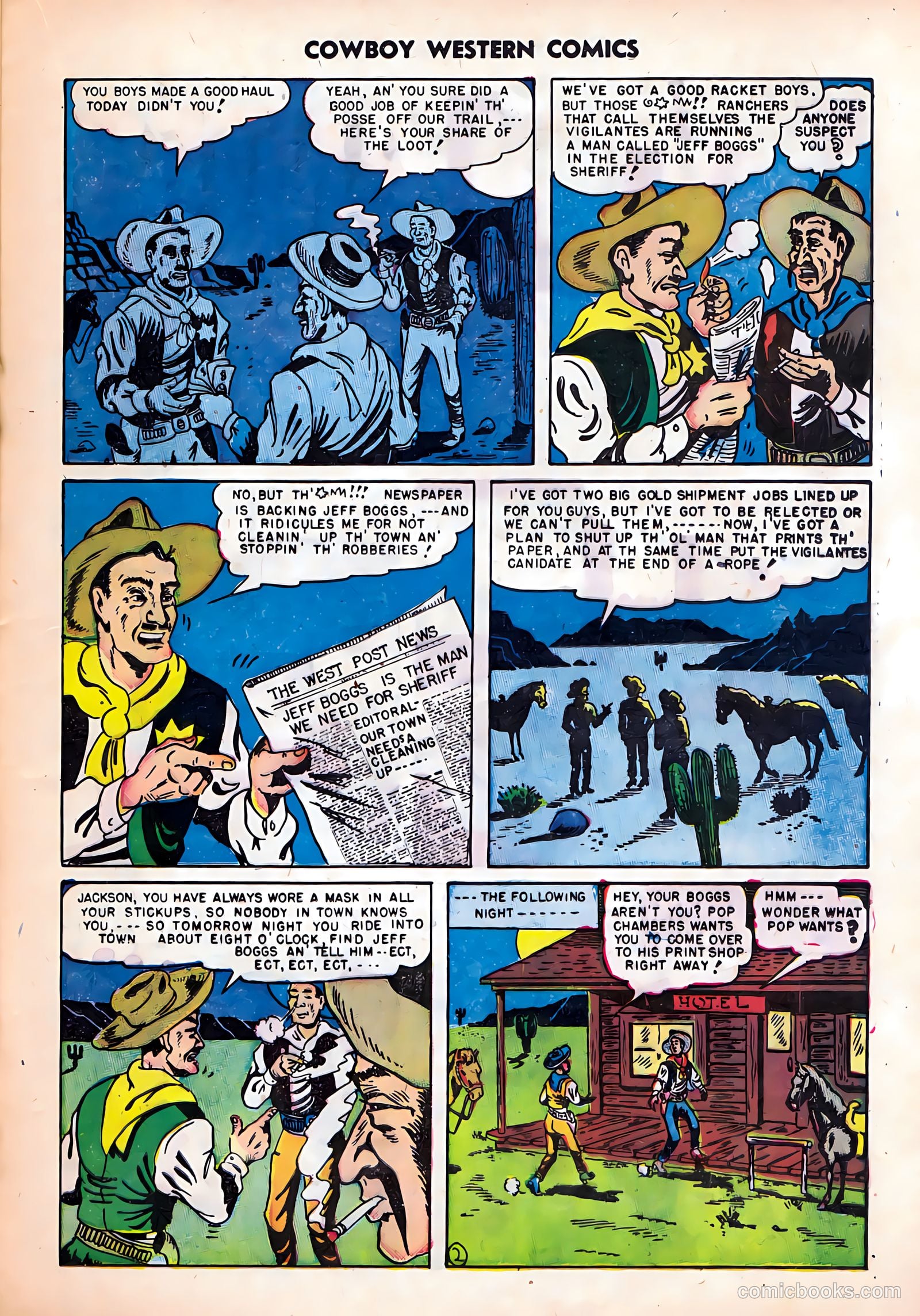 Cowboy Western Comics #24 (1949) — page 21 of 36