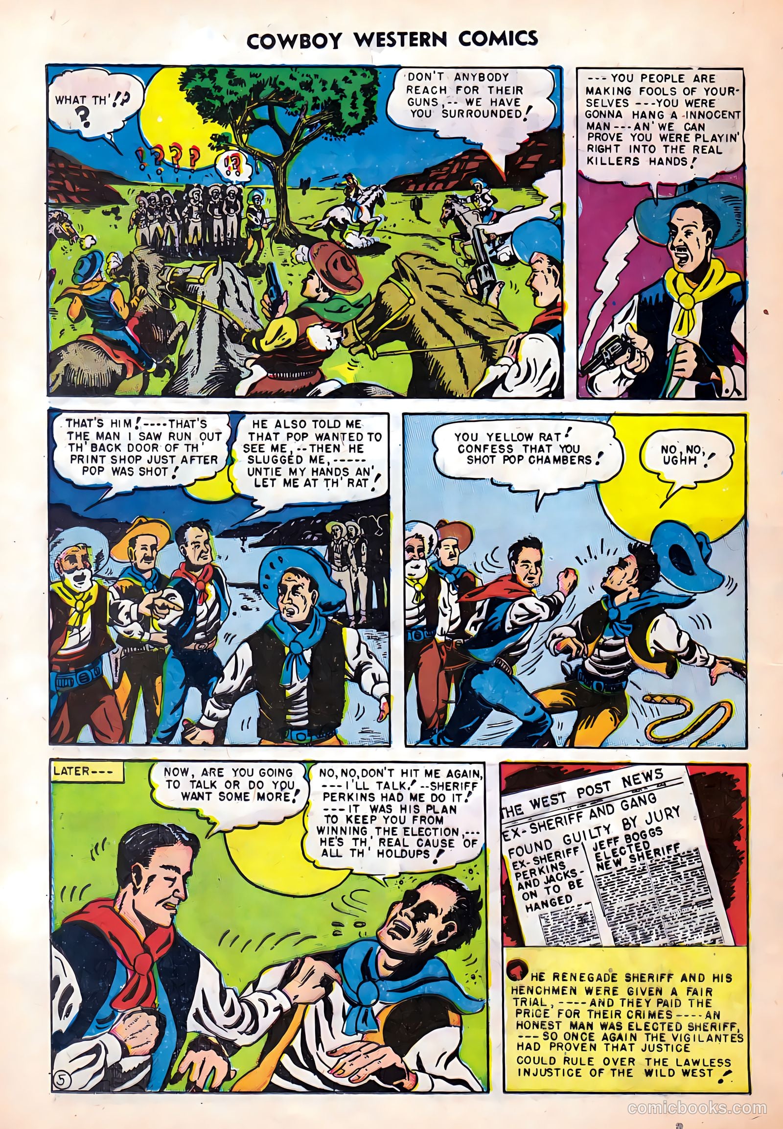 Cowboy Western Comics #24 (1949) — page 24 of 36