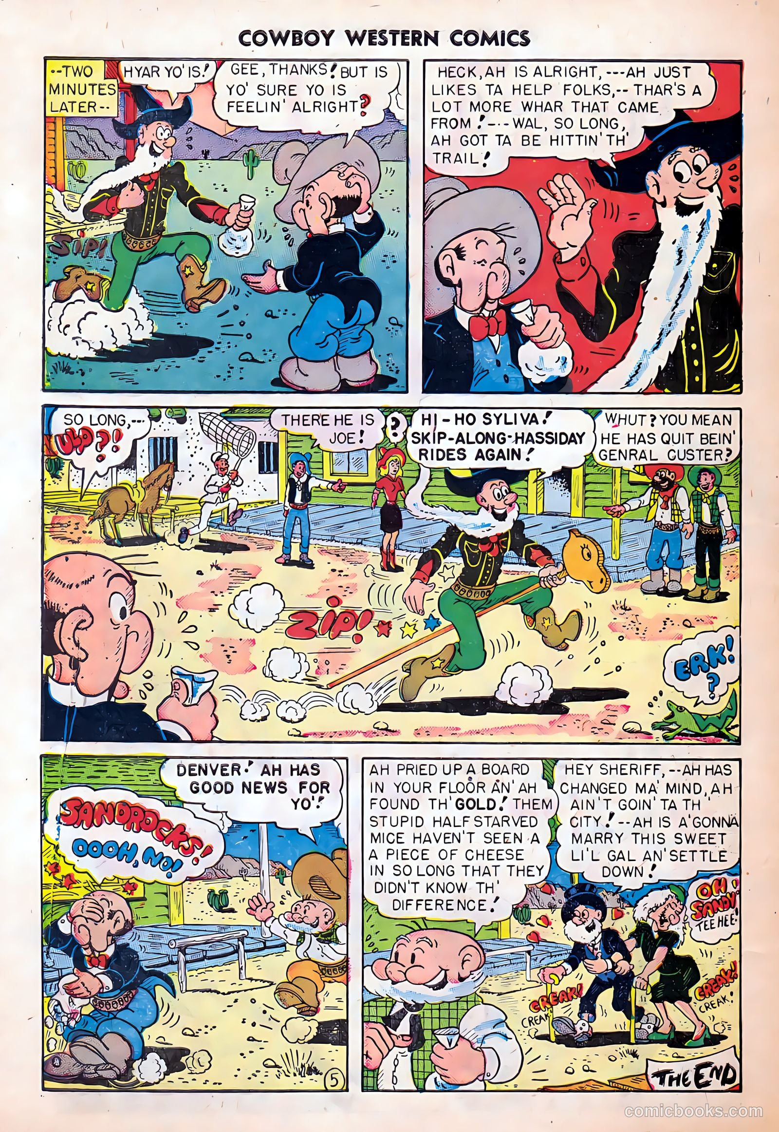 Cowboy Western Comics #24 (1949) — page 30 of 36