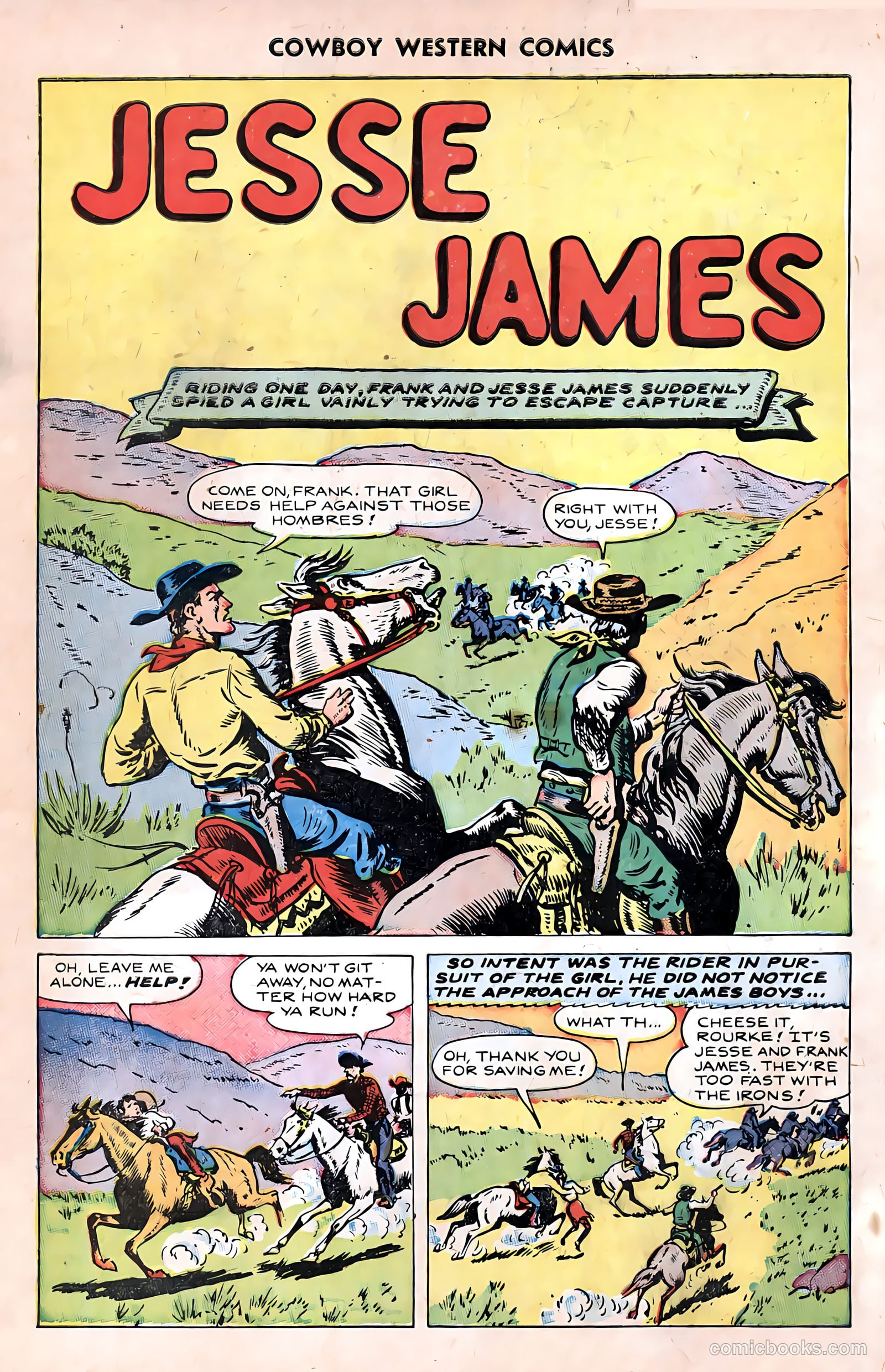 Cowboy Western Comics #25 (1949) — page 3 of 36