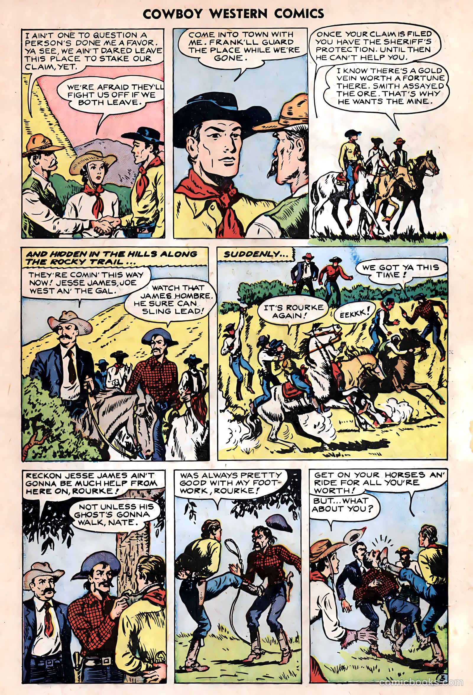Cowboy Western Comics #25 (1949) — page 5 of 36