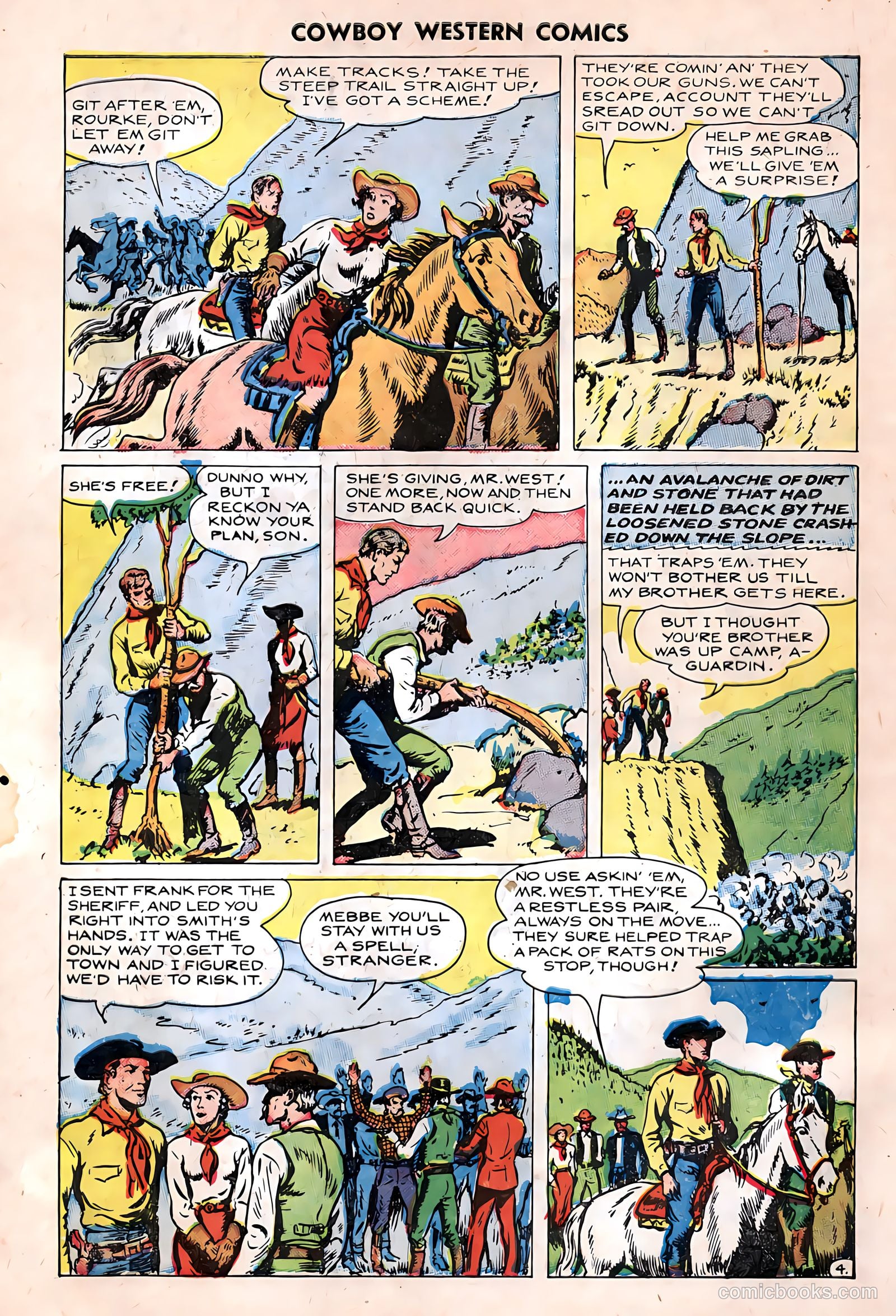 Cowboy Western Comics #25 (1949) — page 6 of 36