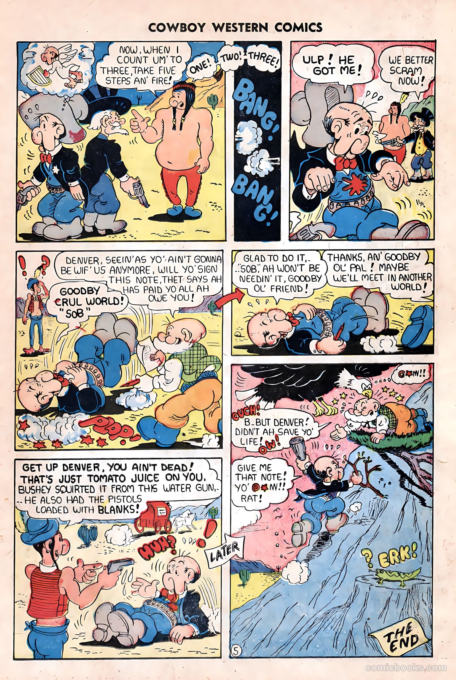 Cowboy Western Comics #25 (1949) — page 17 of 36