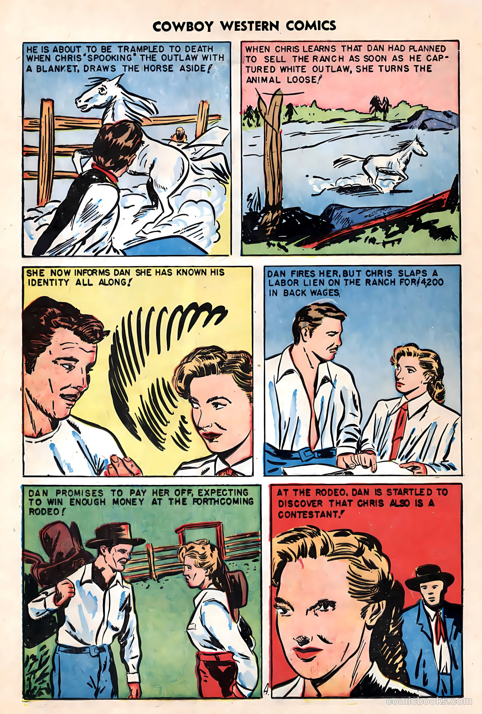 Cowboy Western Comics #25 (1949) — page 24 of 36