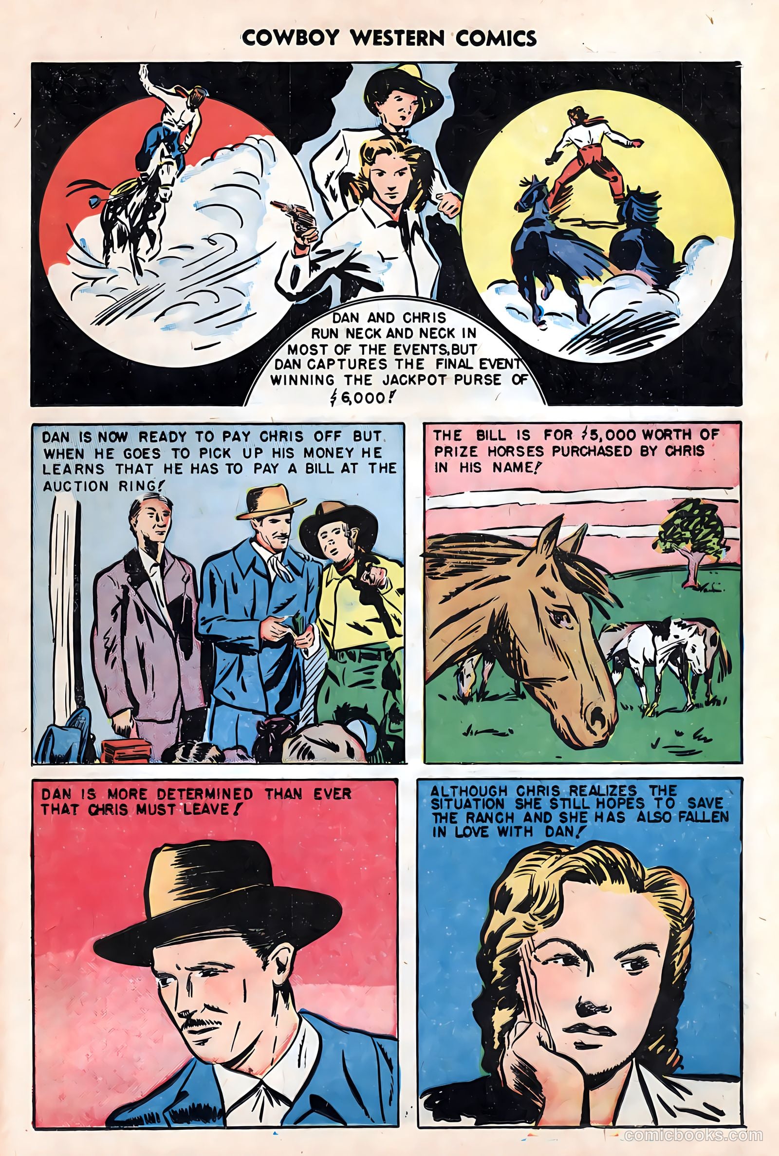 Cowboy Western Comics #25 (1949) — page 25 of 36