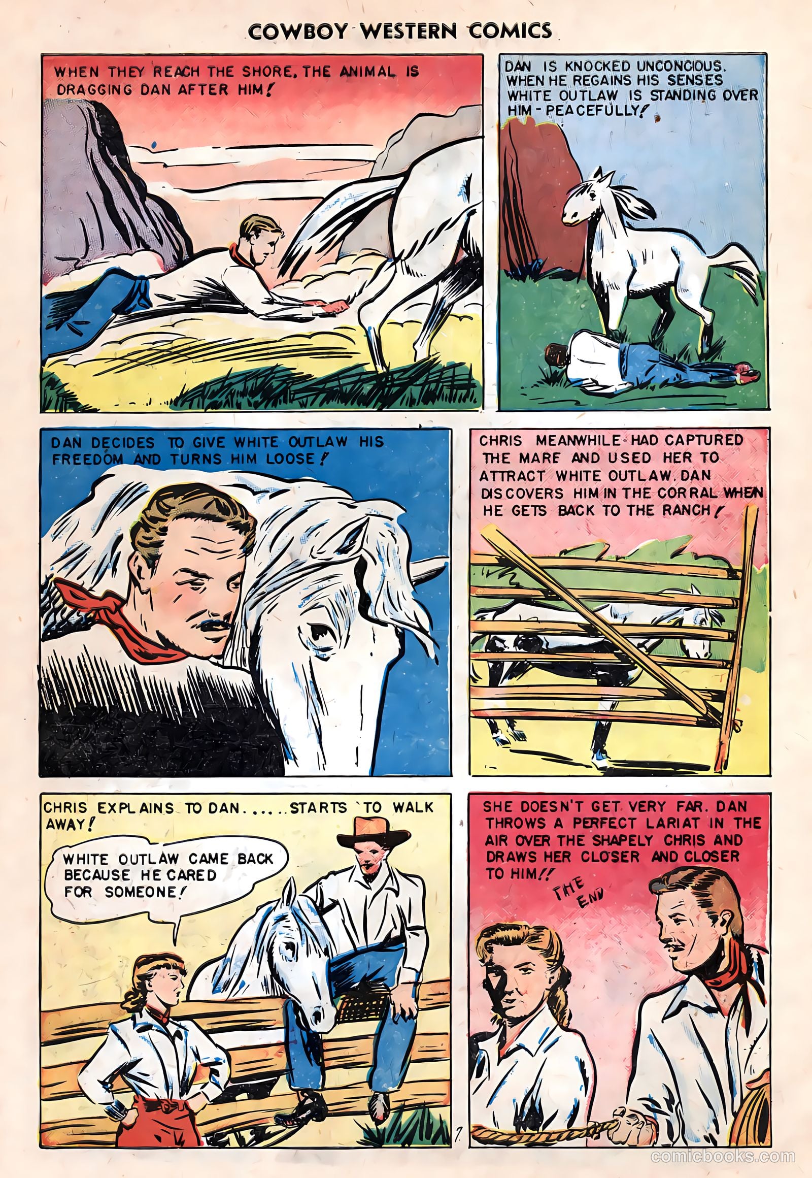 Cowboy Western Comics #25 (1949) — page 27 of 36
