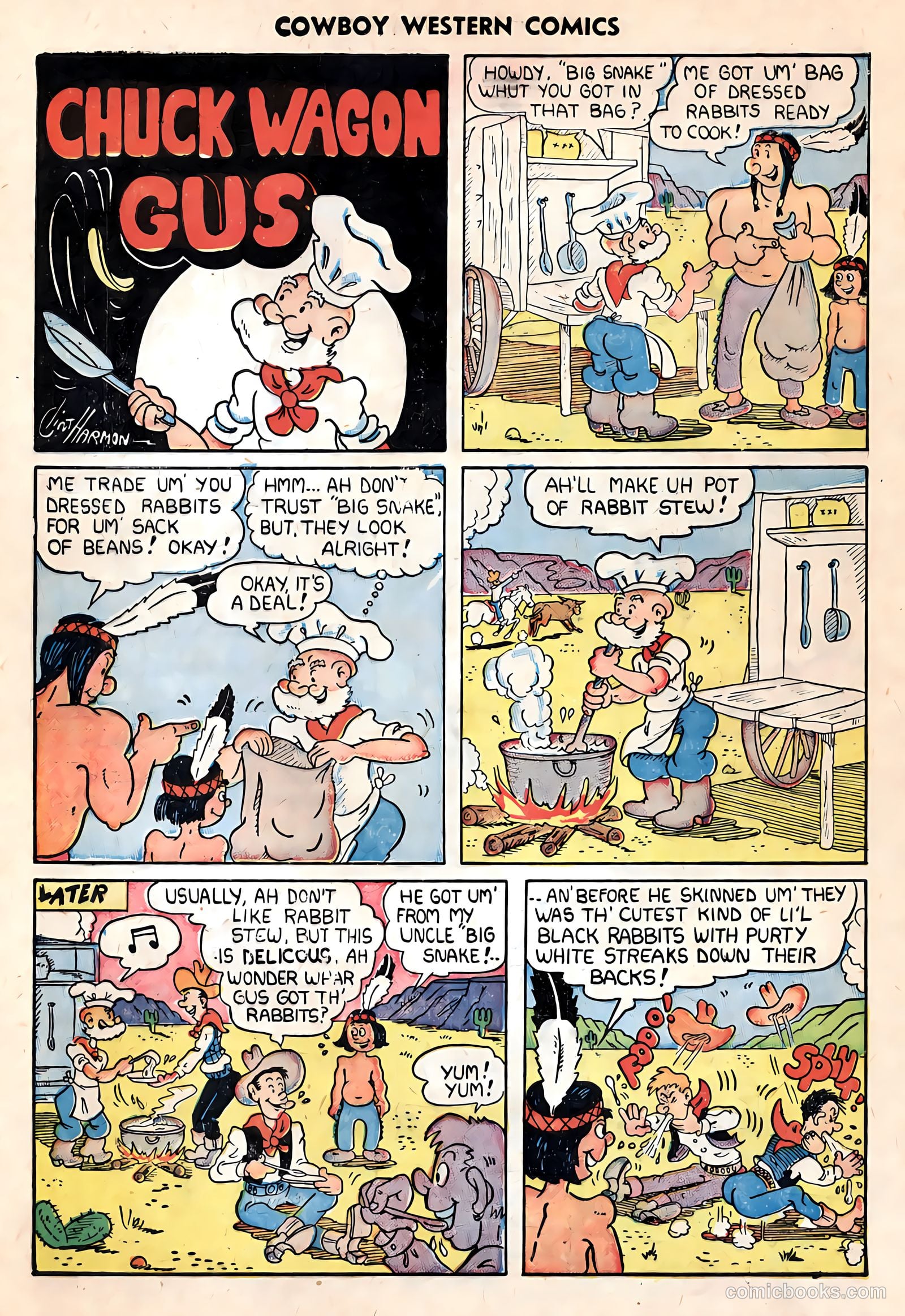 Cowboy Western Comics #25 (1949) — page 28 of 36
