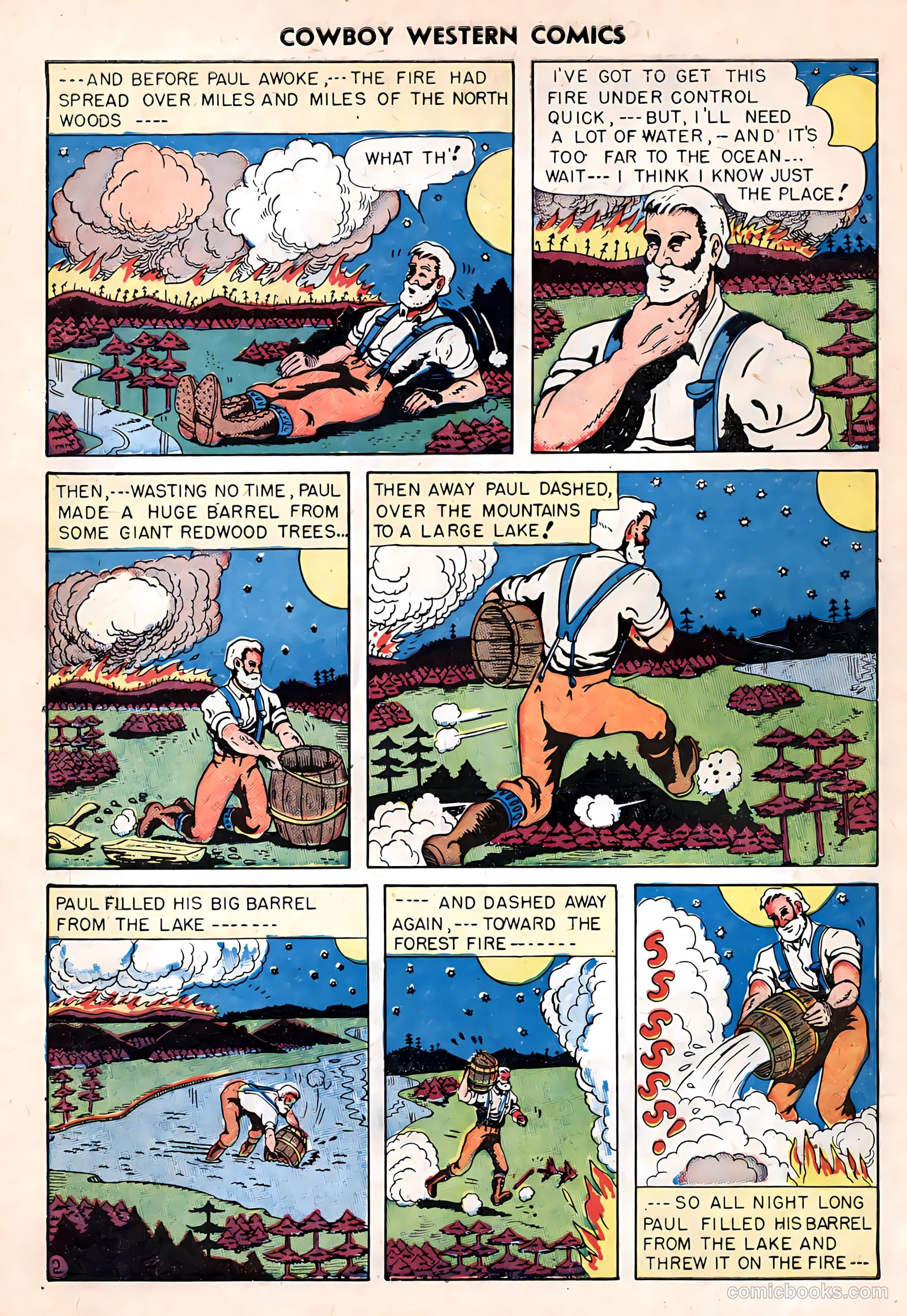Cowboy Western Comics #25 (1949) — page 30 of 36