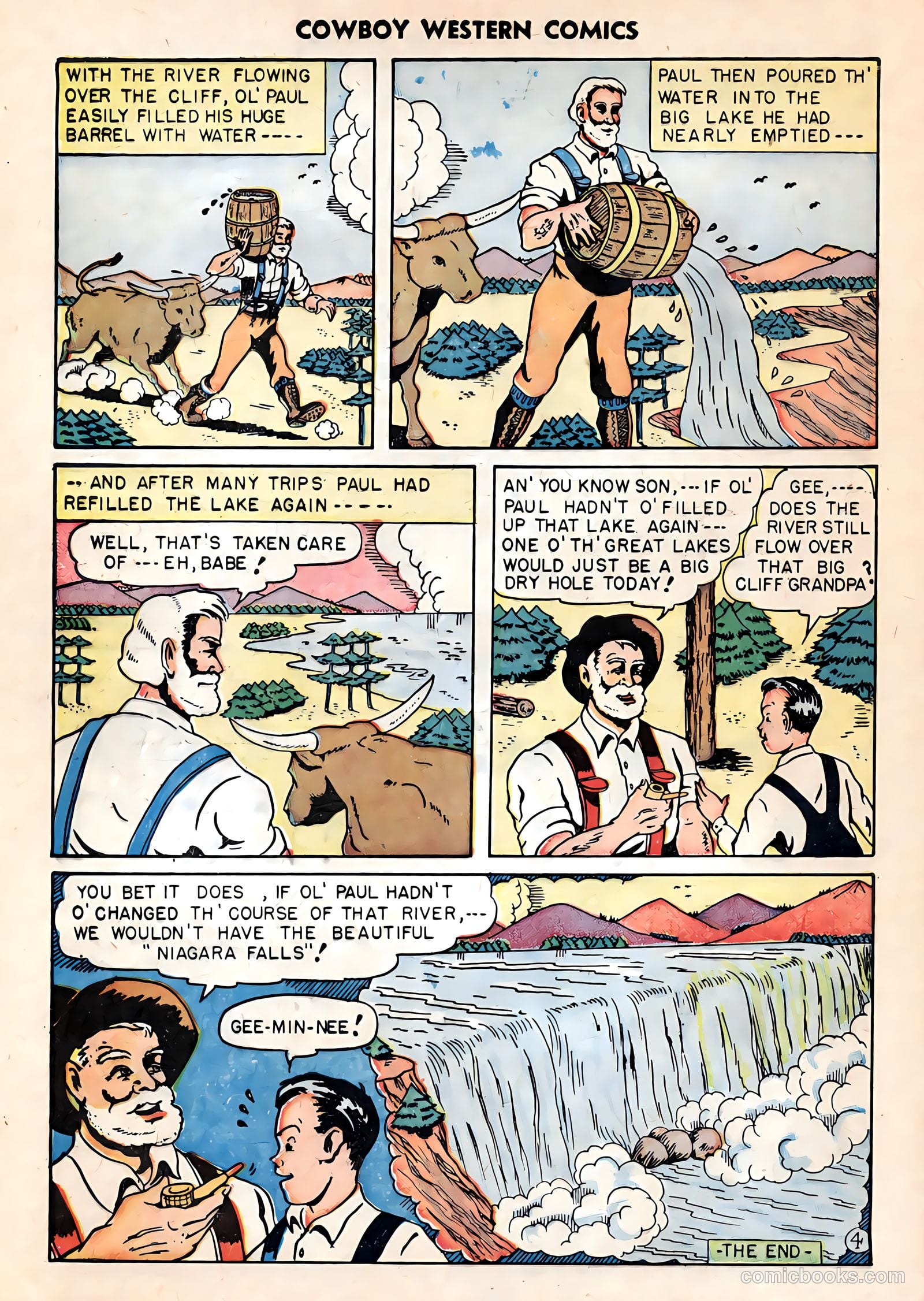 Cowboy Western Comics #25 (1949) — page 32 of 36