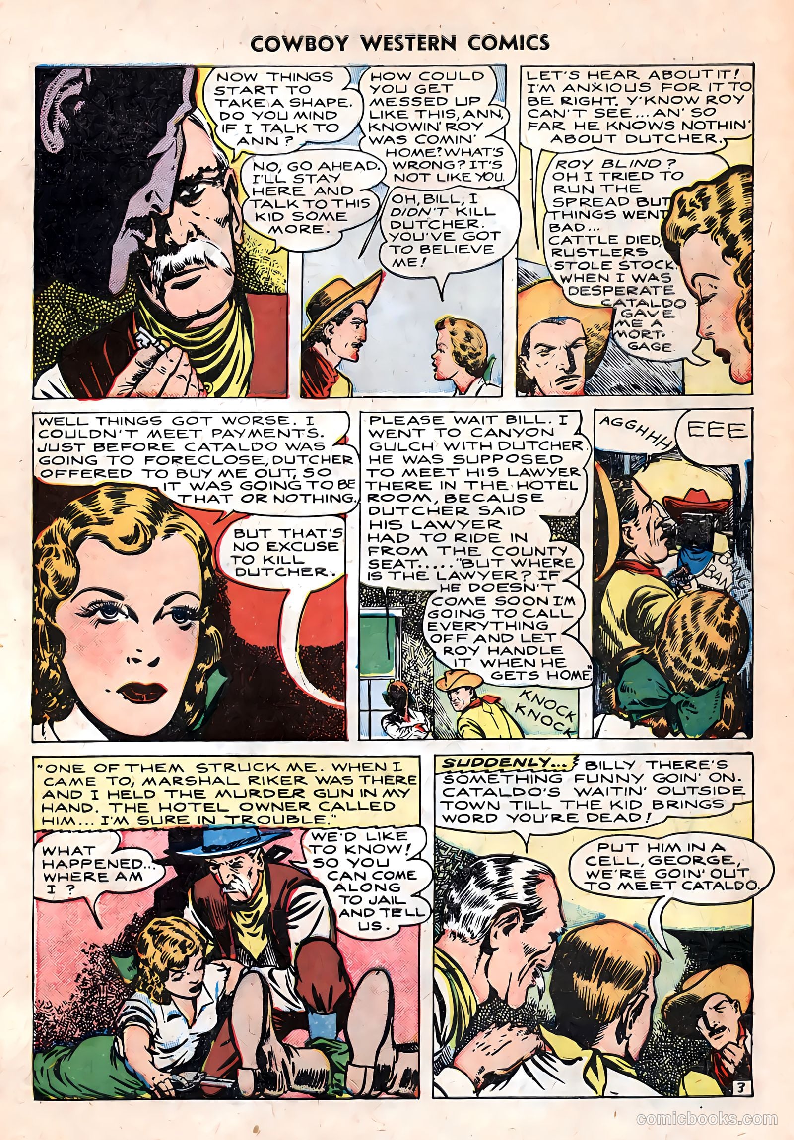 Cowboy Western Comics #25 (1949) — page 10 of 36