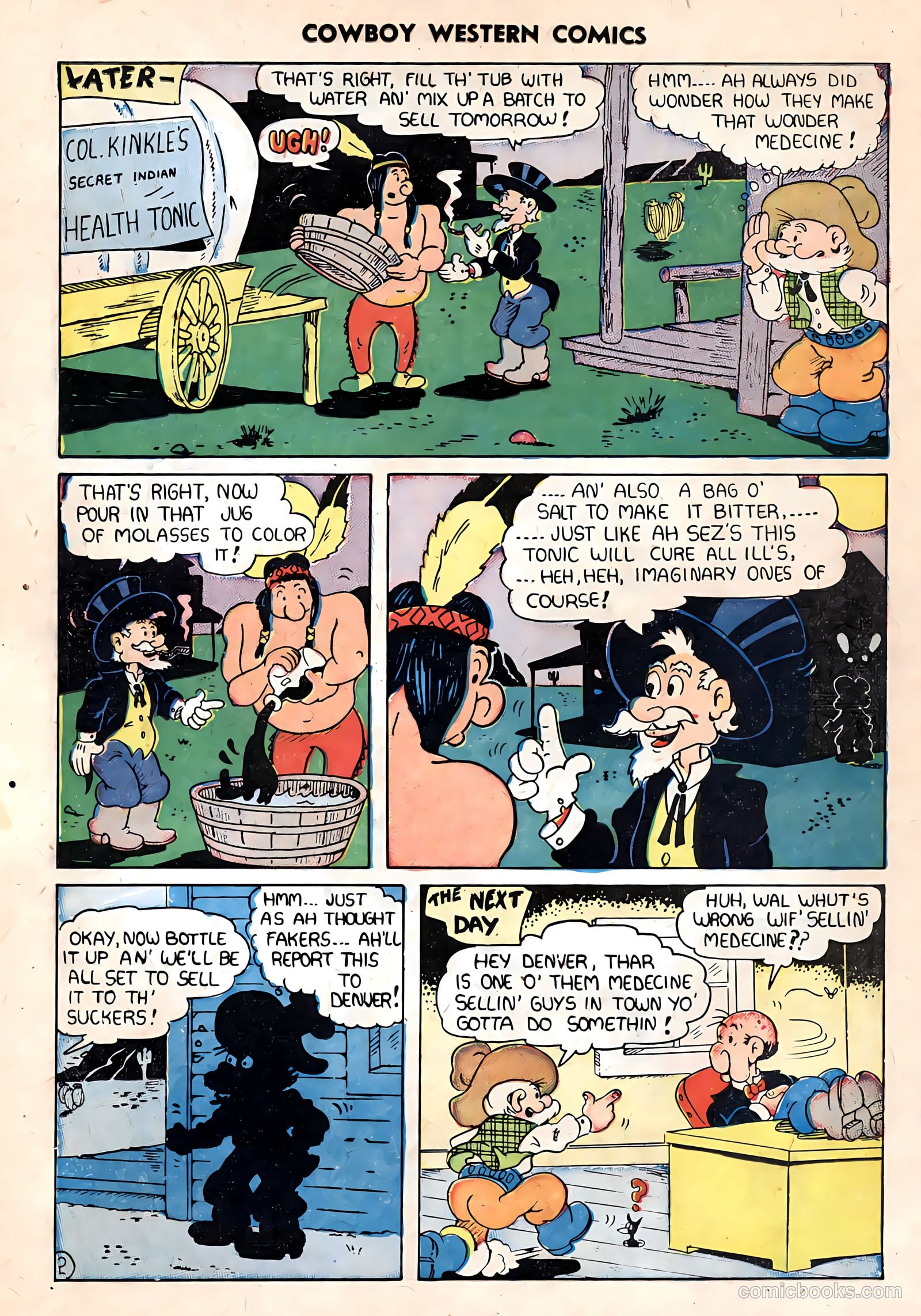 Cowboy Western Comics #25 (1949) — page 14 of 36