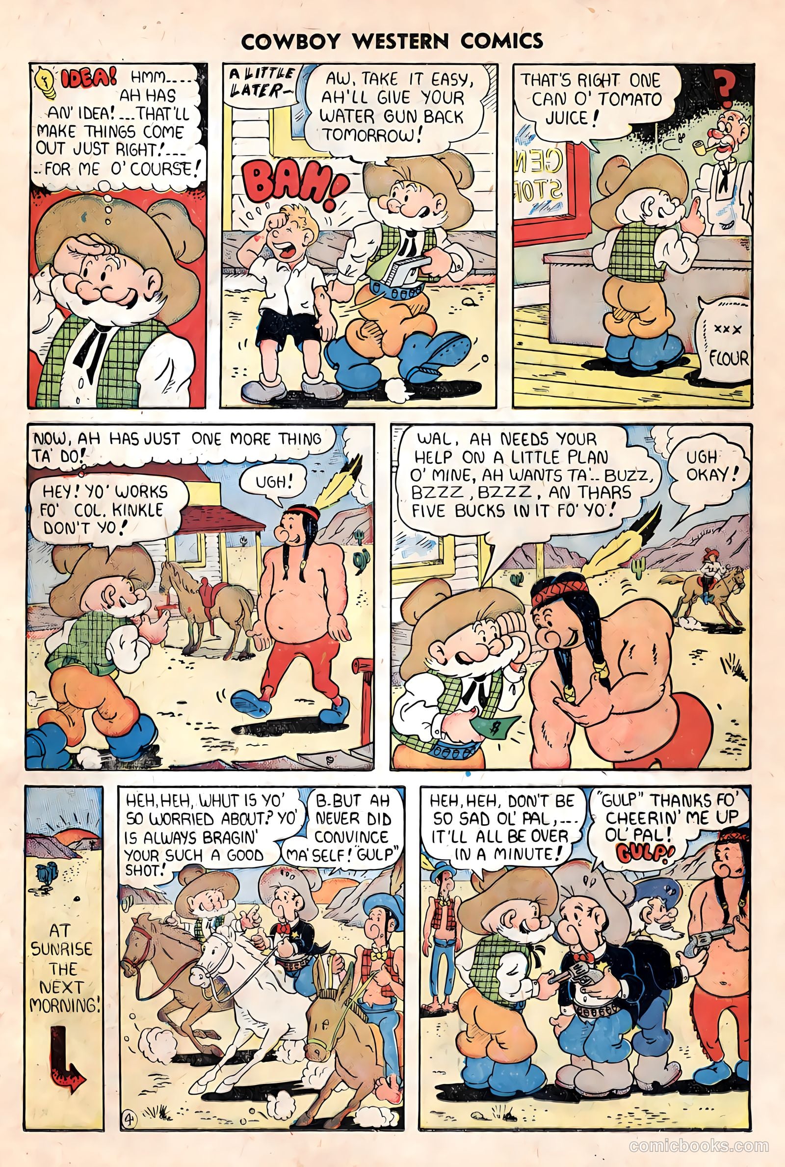 Cowboy Western Comics #25 (1949) — page 16 of 36