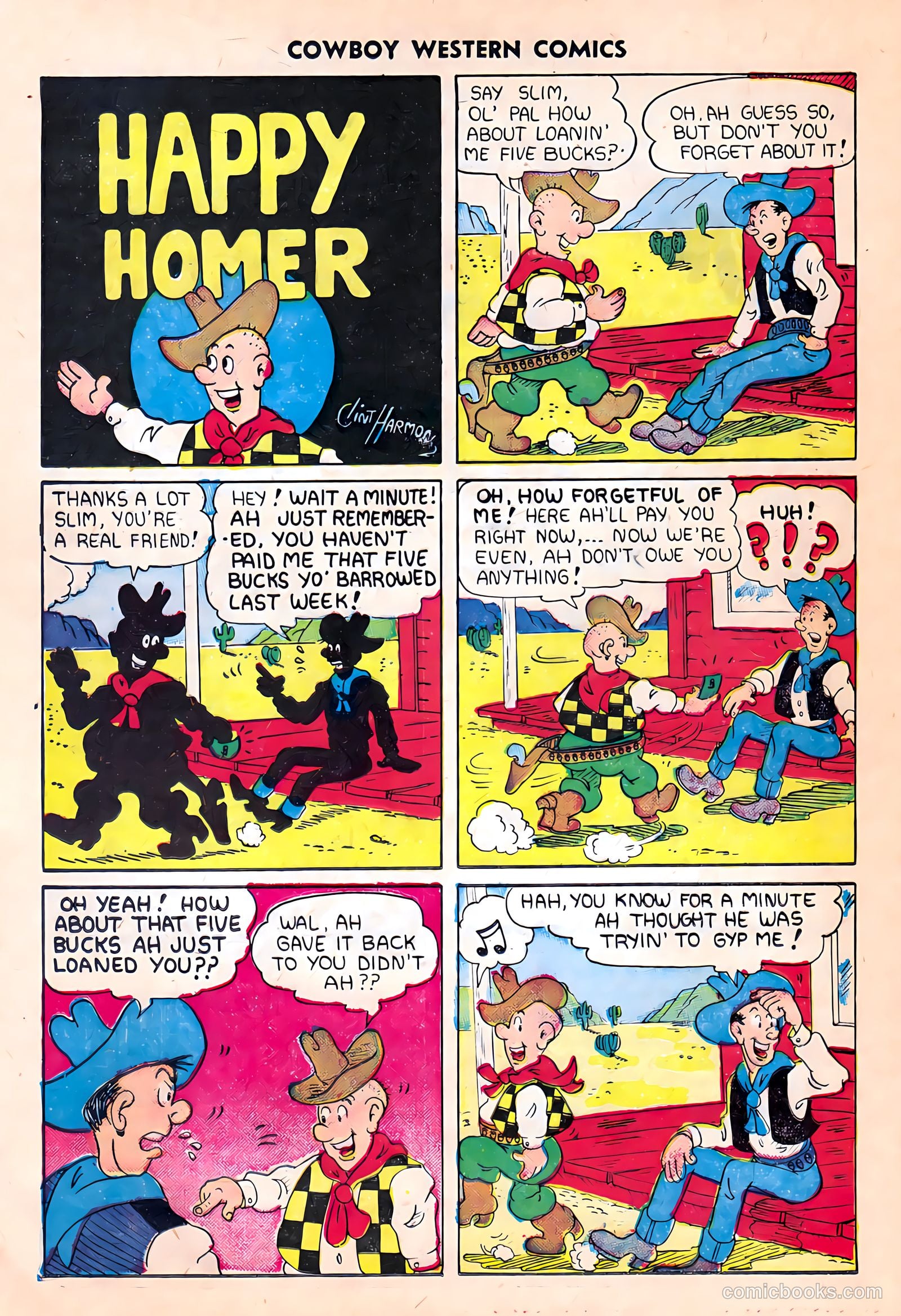 Cowboy Western Comics #25 (1949) — page 20 of 36