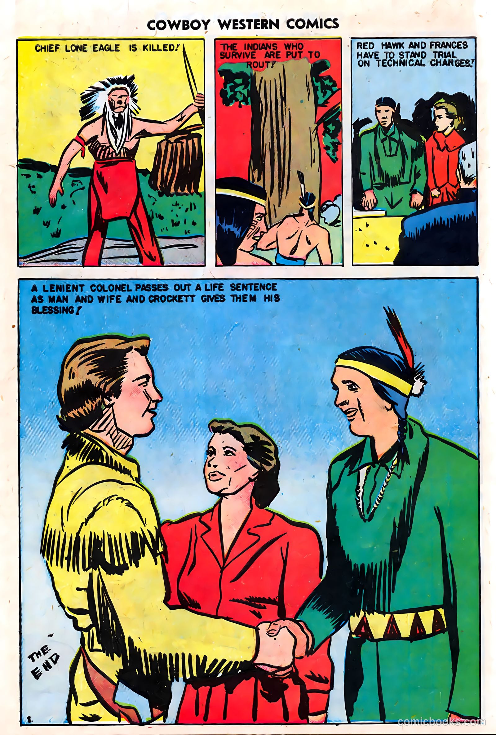 Cowboy Western Comics #26 (1950) — page 10 of 36