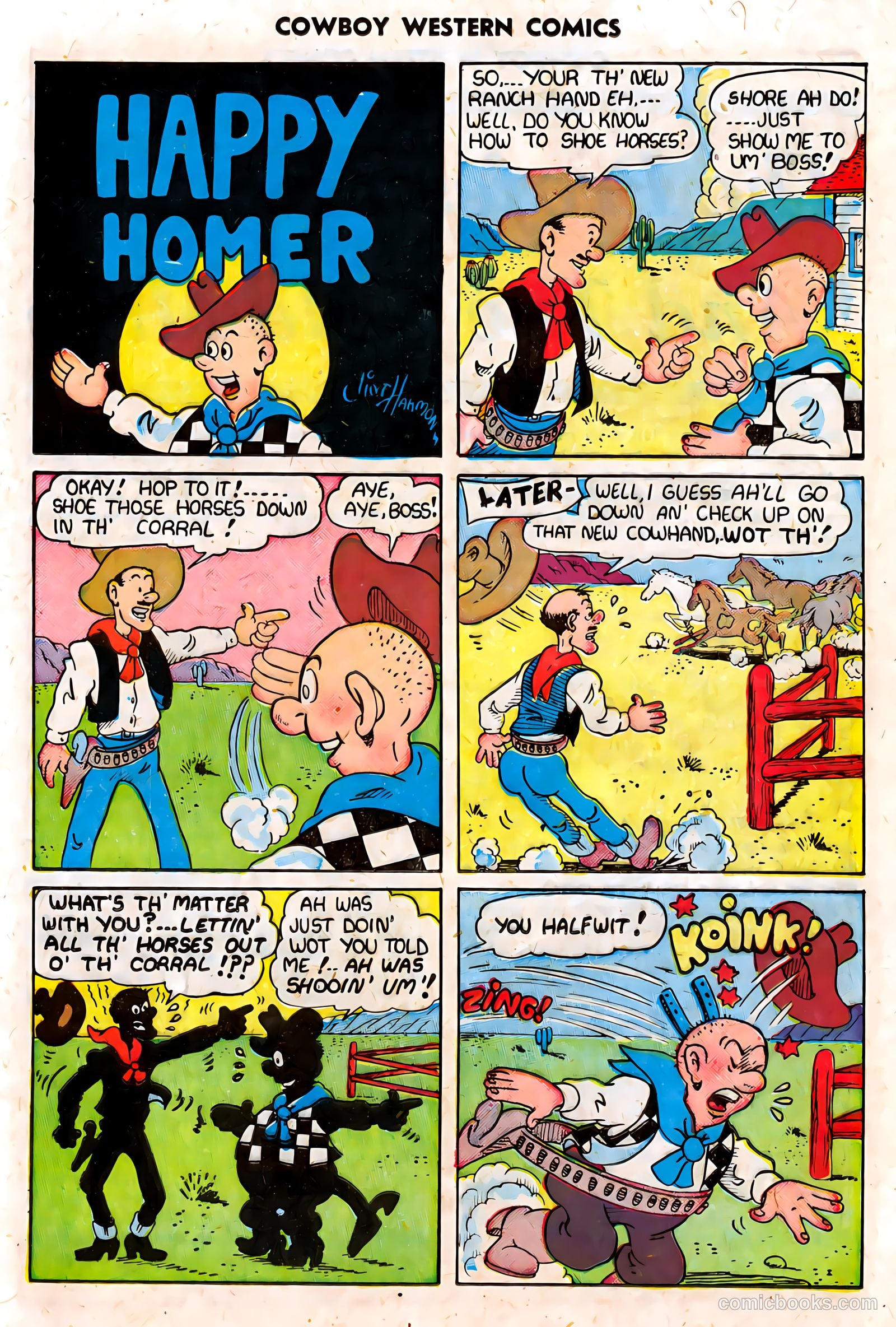 Cowboy Western Comics #26 (1950) — page 17 of 36