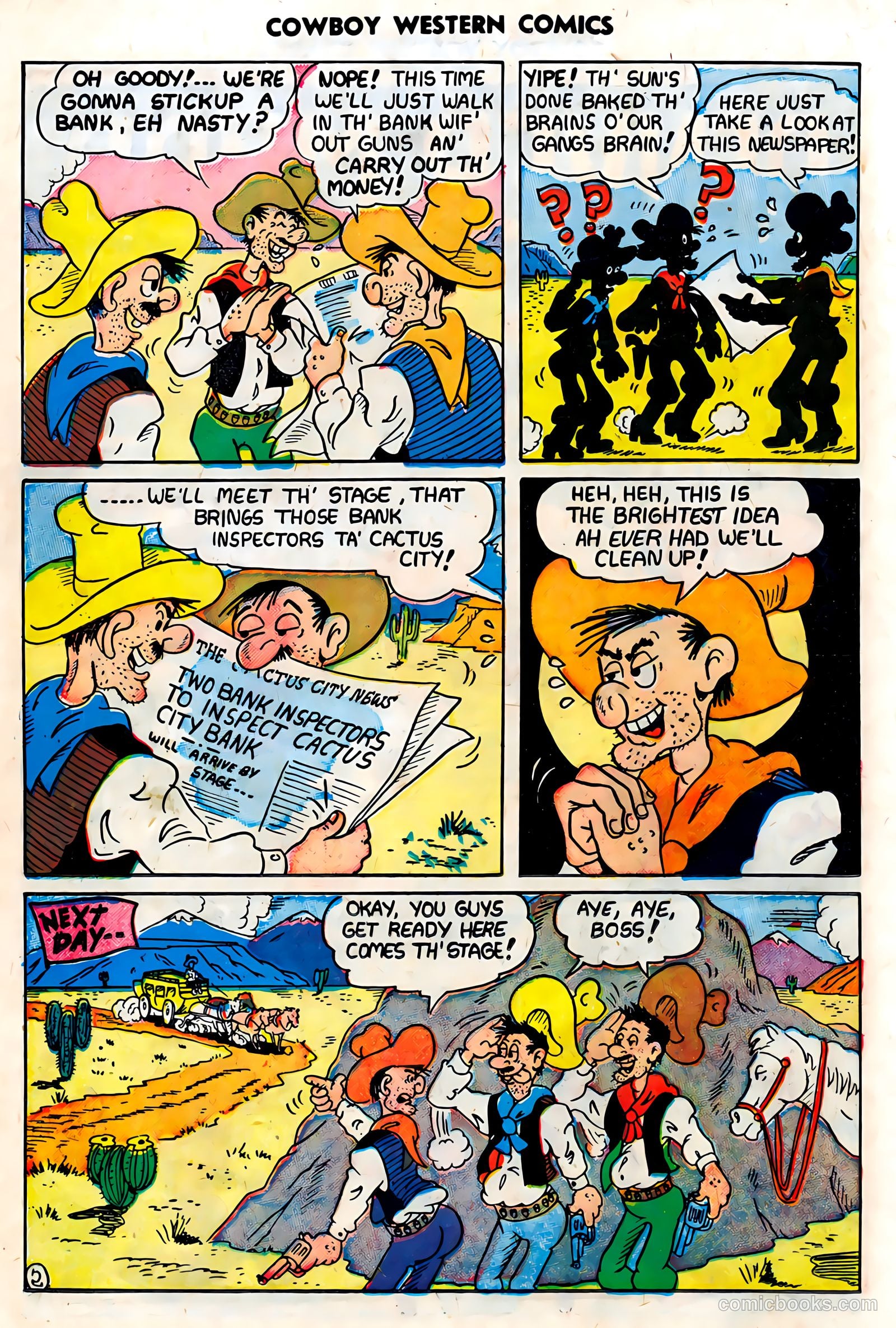 Cowboy Western Comics #26 (1950) — page 22 of 36