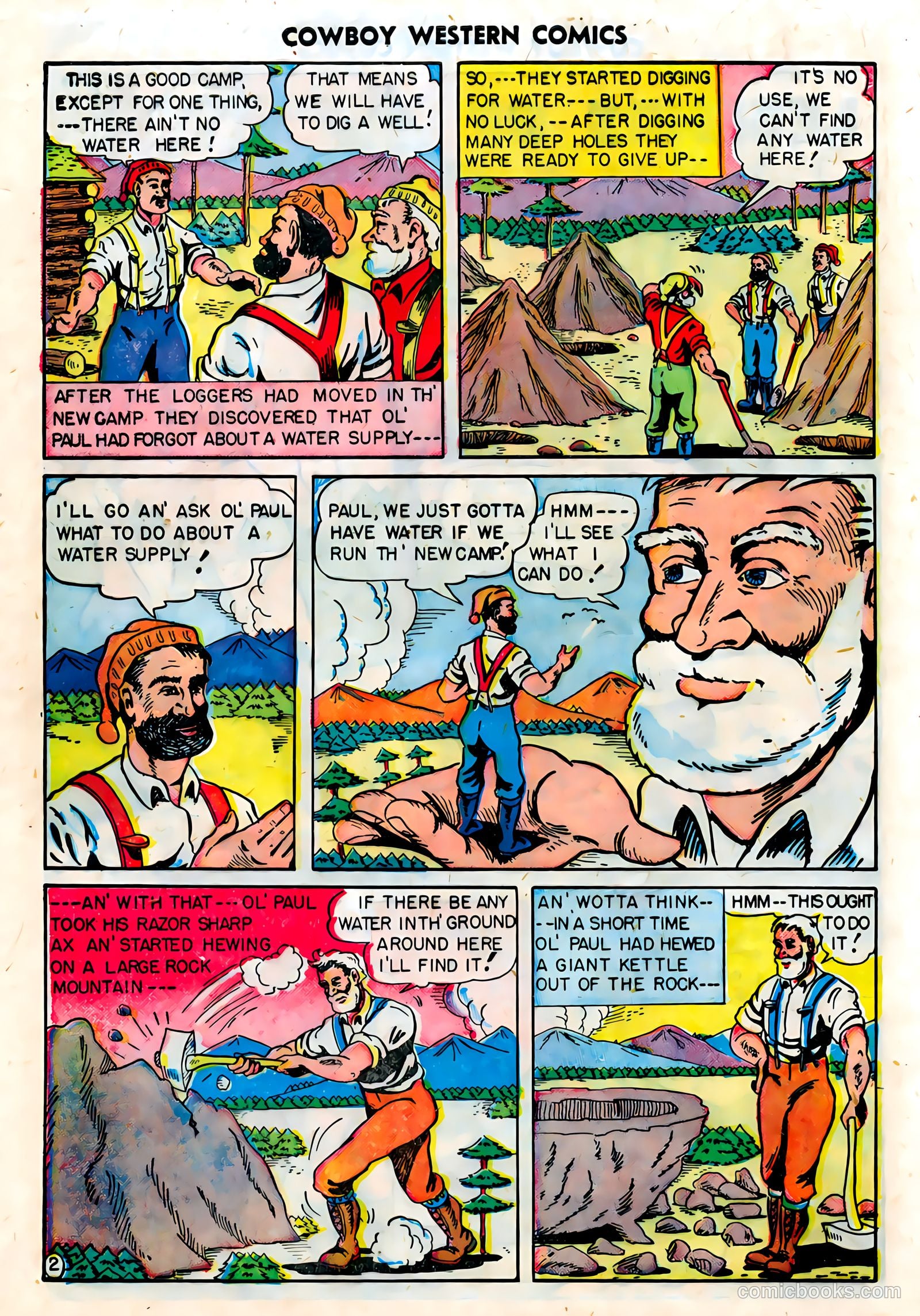 Cowboy Western Comics #26 (1950) — page 28 of 36
