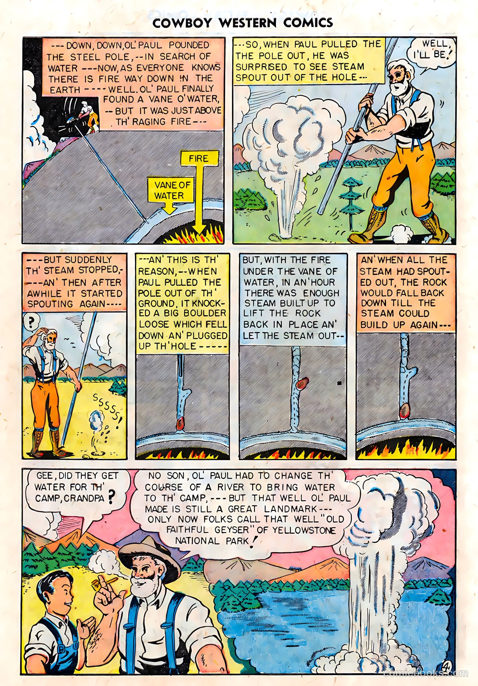 Cowboy Western Comics #26 (1950) — page 30 of 36