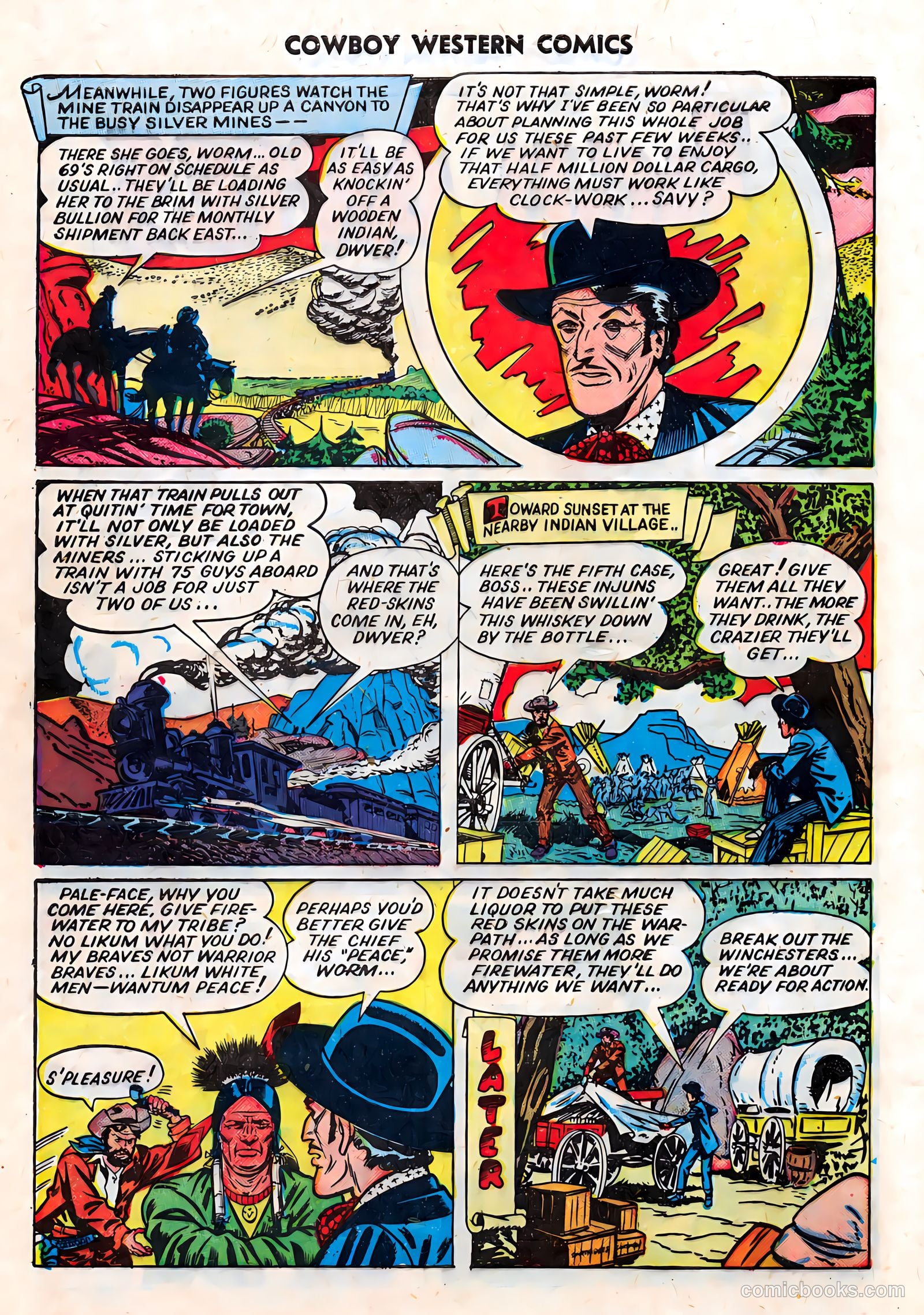 Cowboy Western Comics #26 (1950) — page 32 of 36