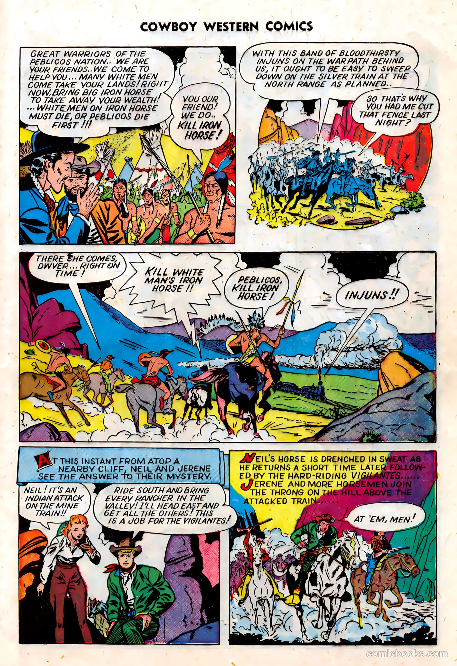 Cowboy Western Comics #26 (1950) — page 33 of 36