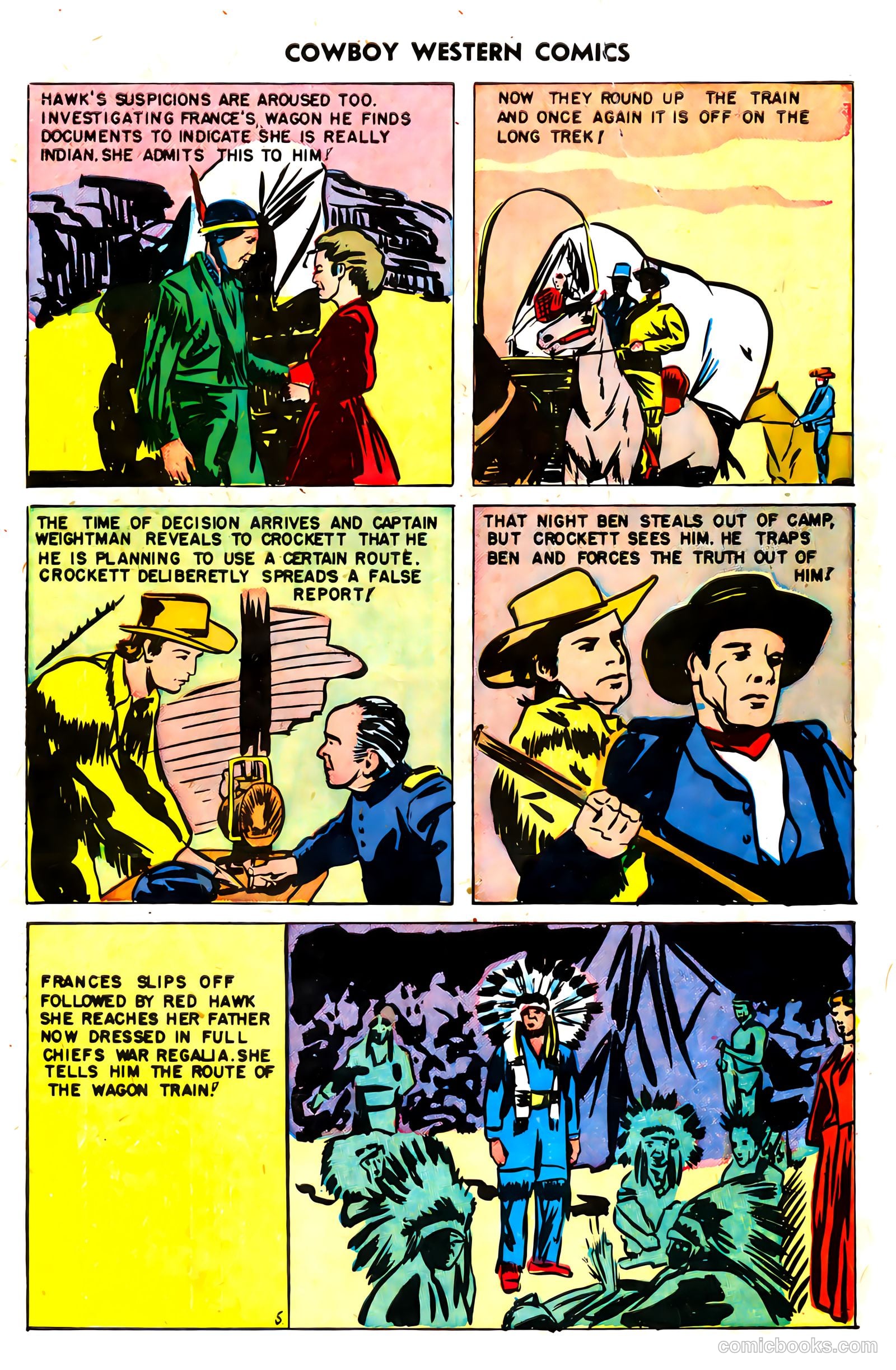 Cowboy Western Comics #26 (1950) — page 7 of 36