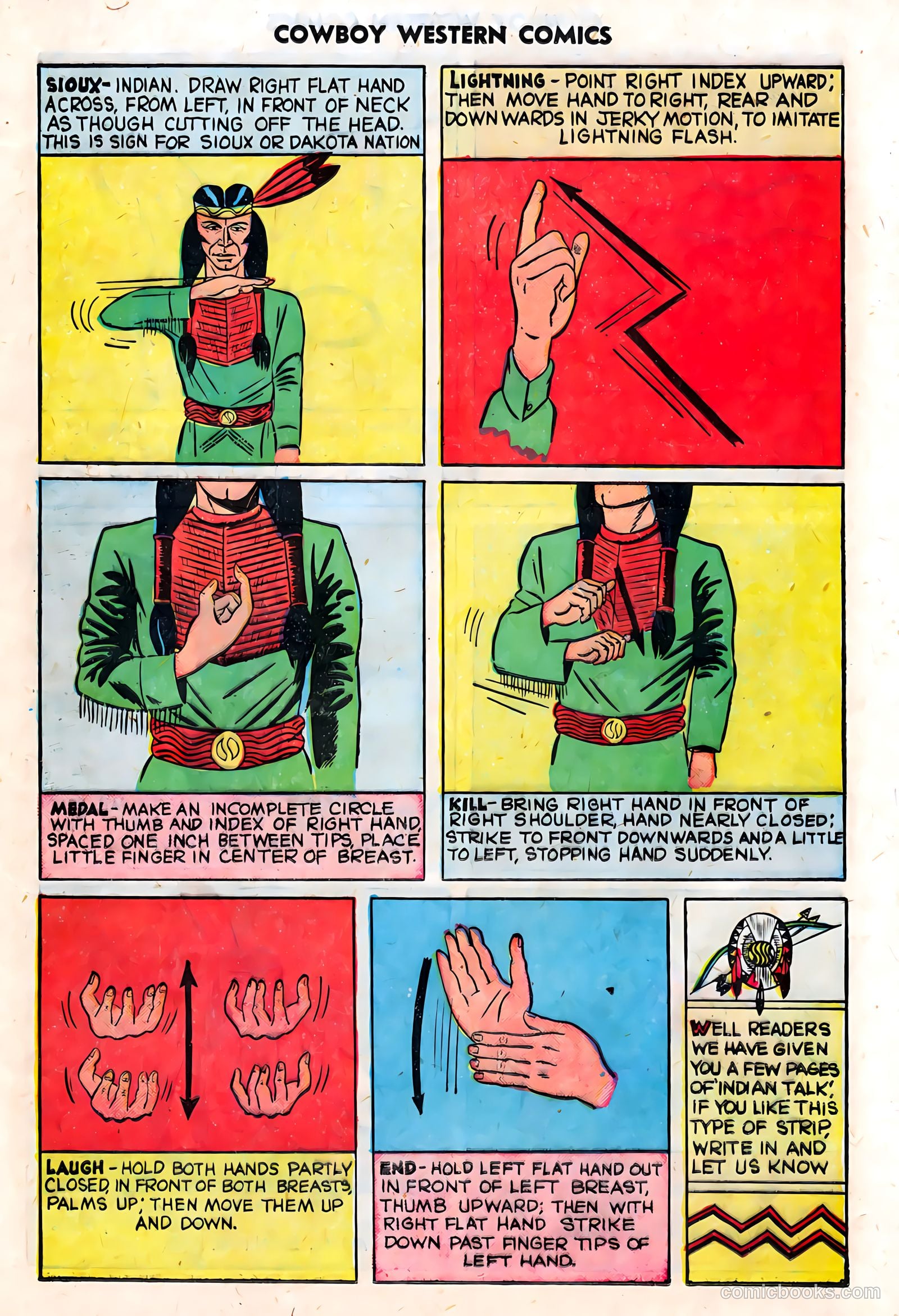 Cowboy Western Comics #26 (1950) — page 16 of 36