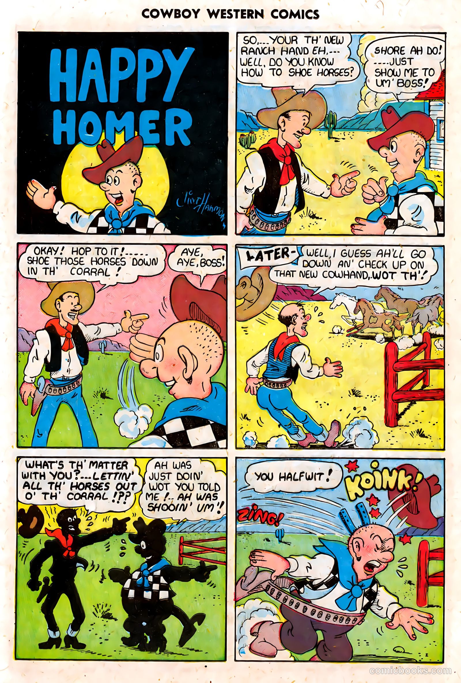 Cowboy Western Comics #26 (1950) — page 17 of 36