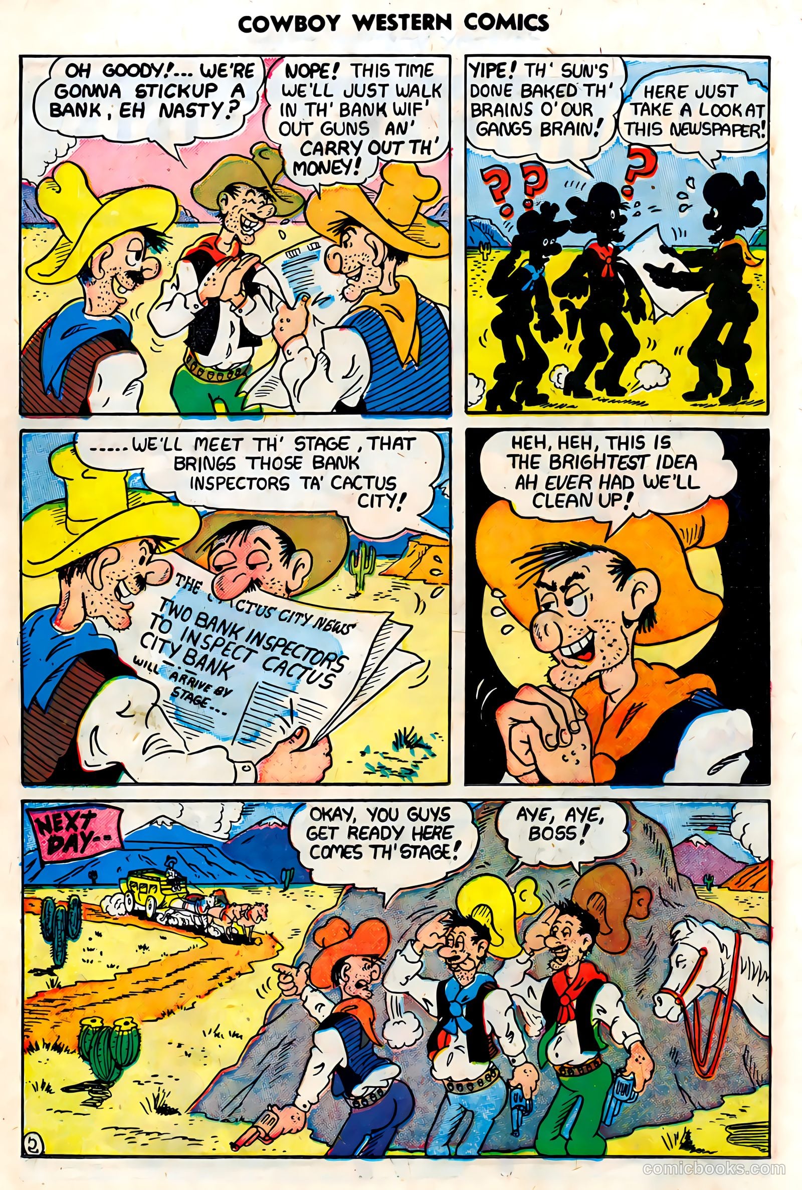 Cowboy Western Comics #26 (1950) — page 22 of 36
