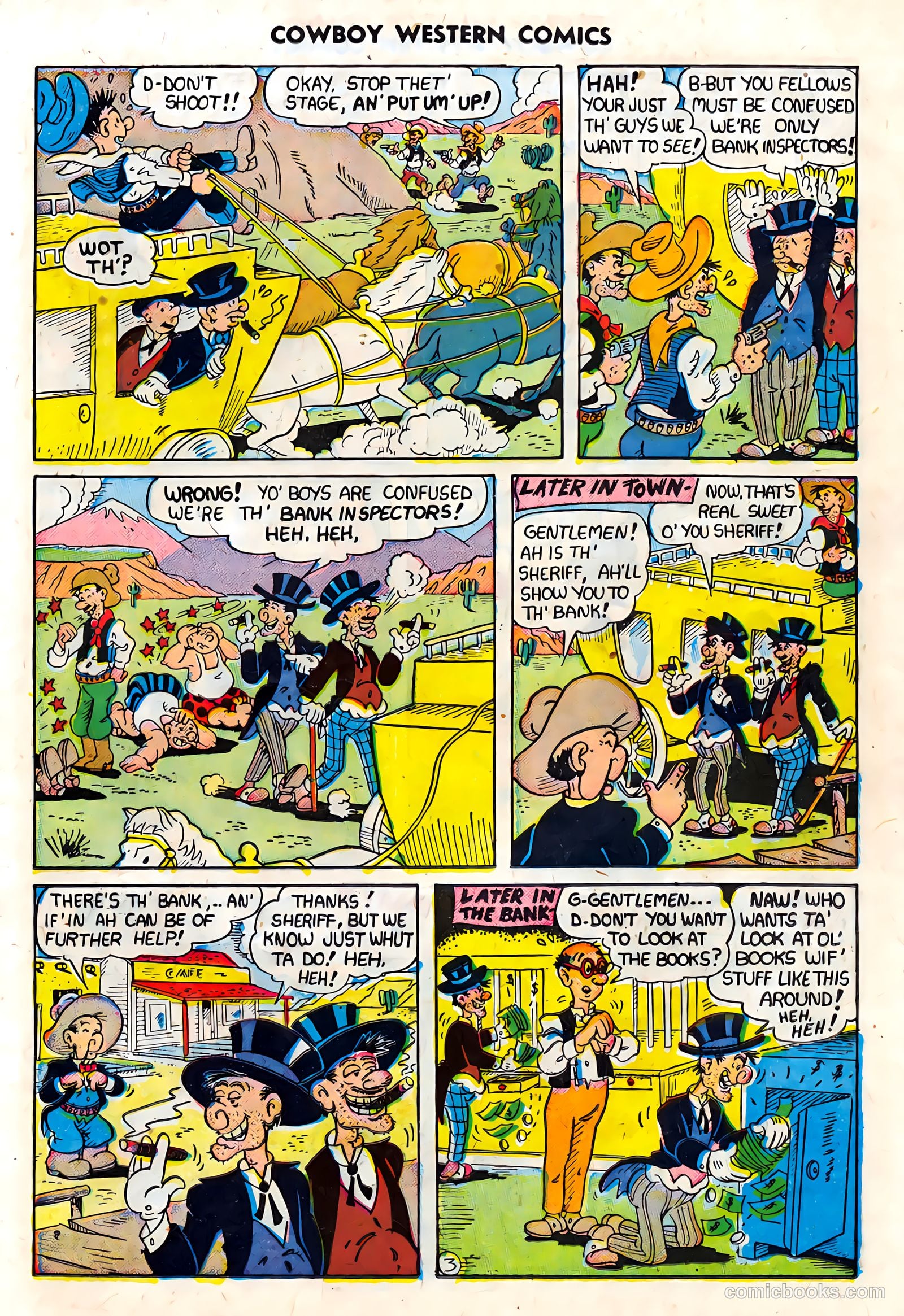 Cowboy Western Comics #26 (1950) — page 23 of 36