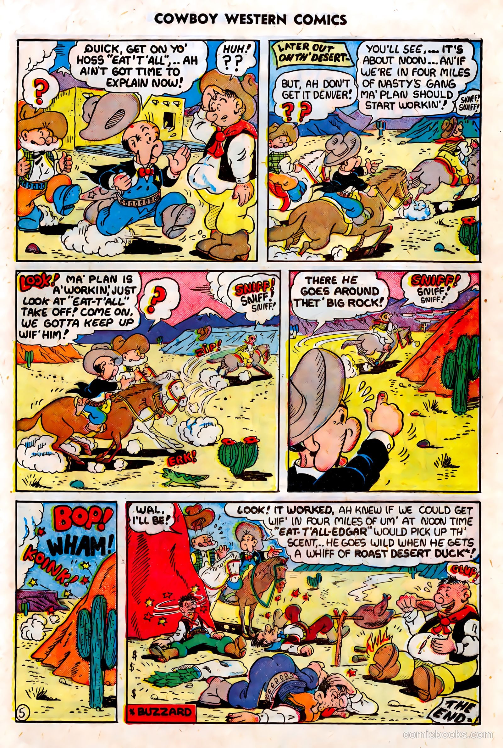 Cowboy Western Comics #26 (1950) — page 25 of 36