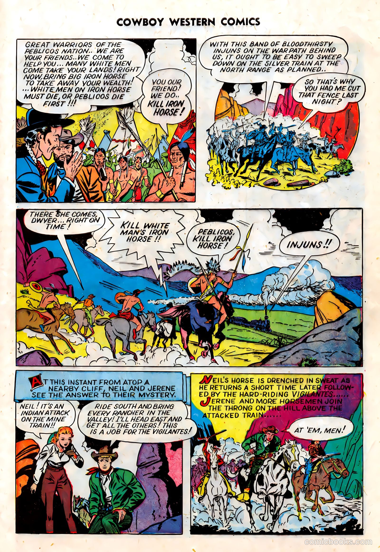 Cowboy Western Comics #26 (1950) — page 33 of 36
