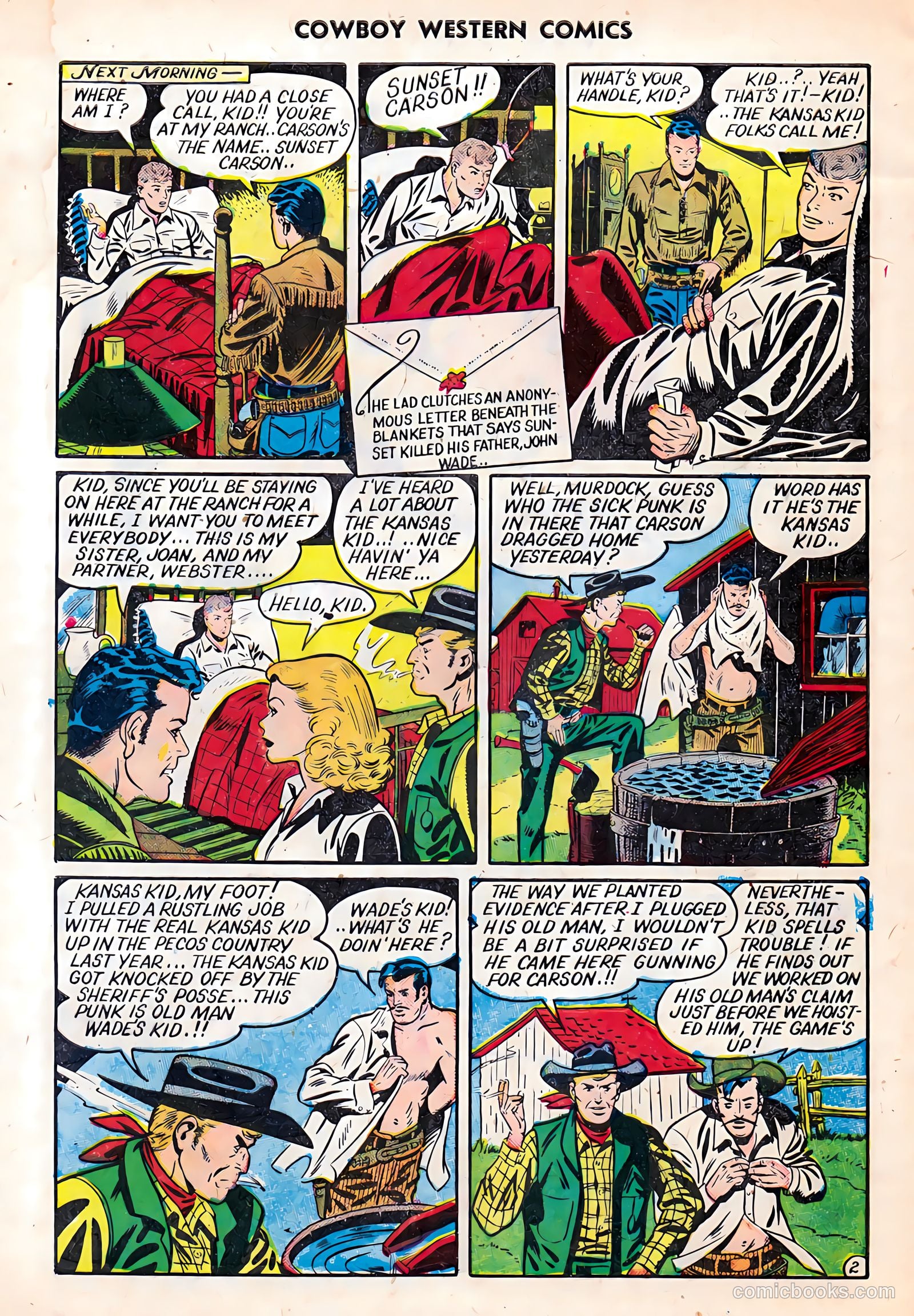 Cowboy Western Comics #27 (1950) — page 4 of 36