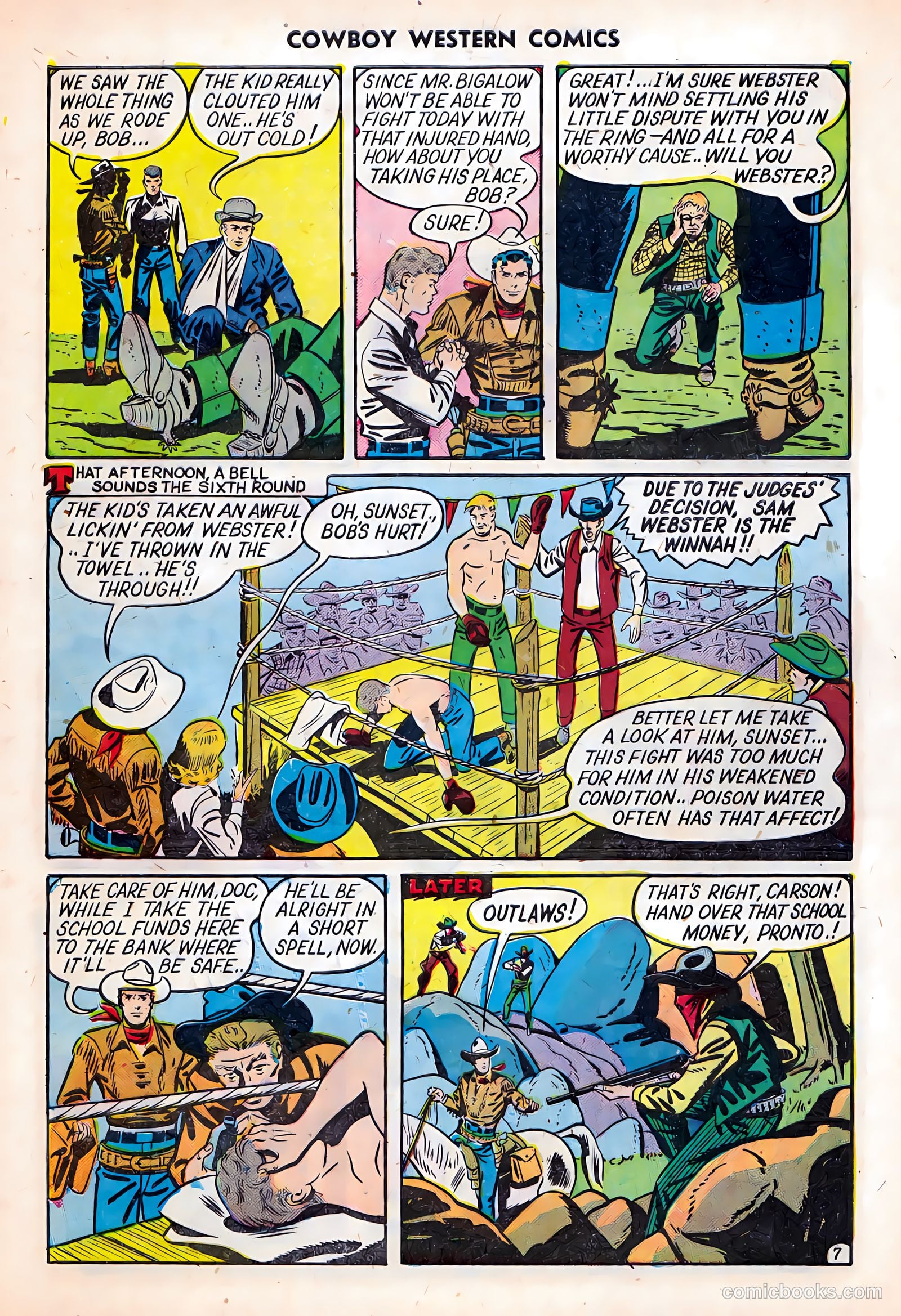 Cowboy Western Comics #27 (1950) — page 9 of 36