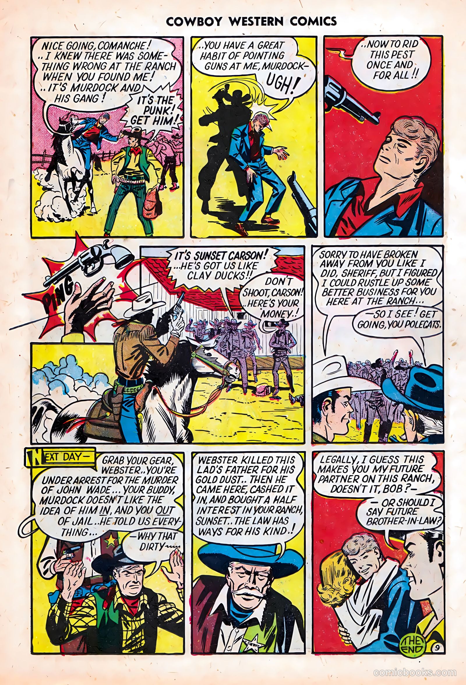 Cowboy Western Comics #27 (1950) — page 11 of 36