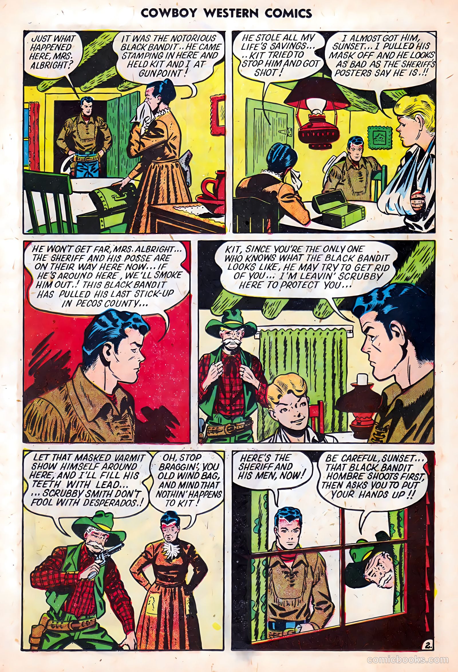 Cowboy Western Comics #27 (1950) — page 14 of 36