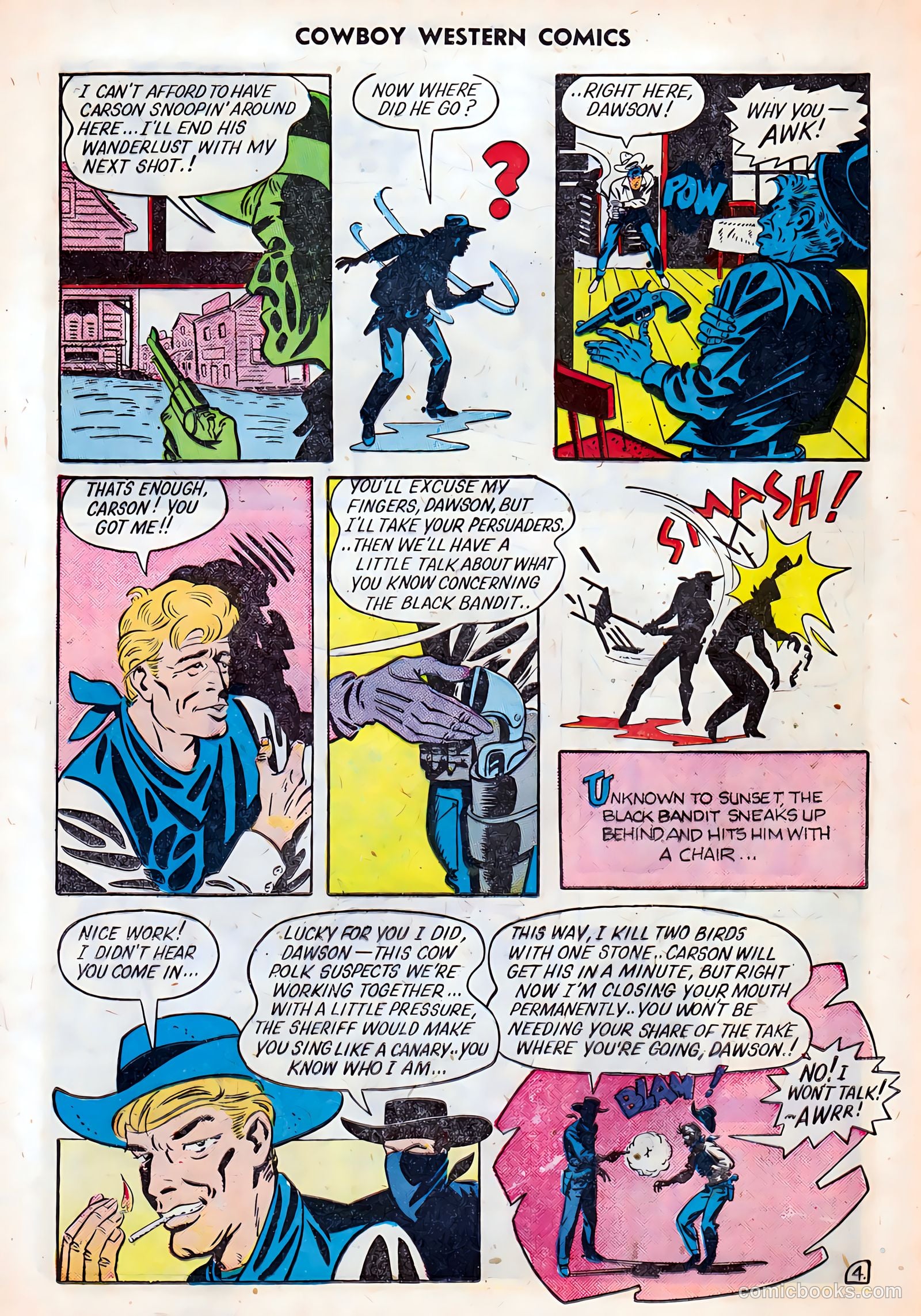 Cowboy Western Comics #27 (1950) — page 16 of 36