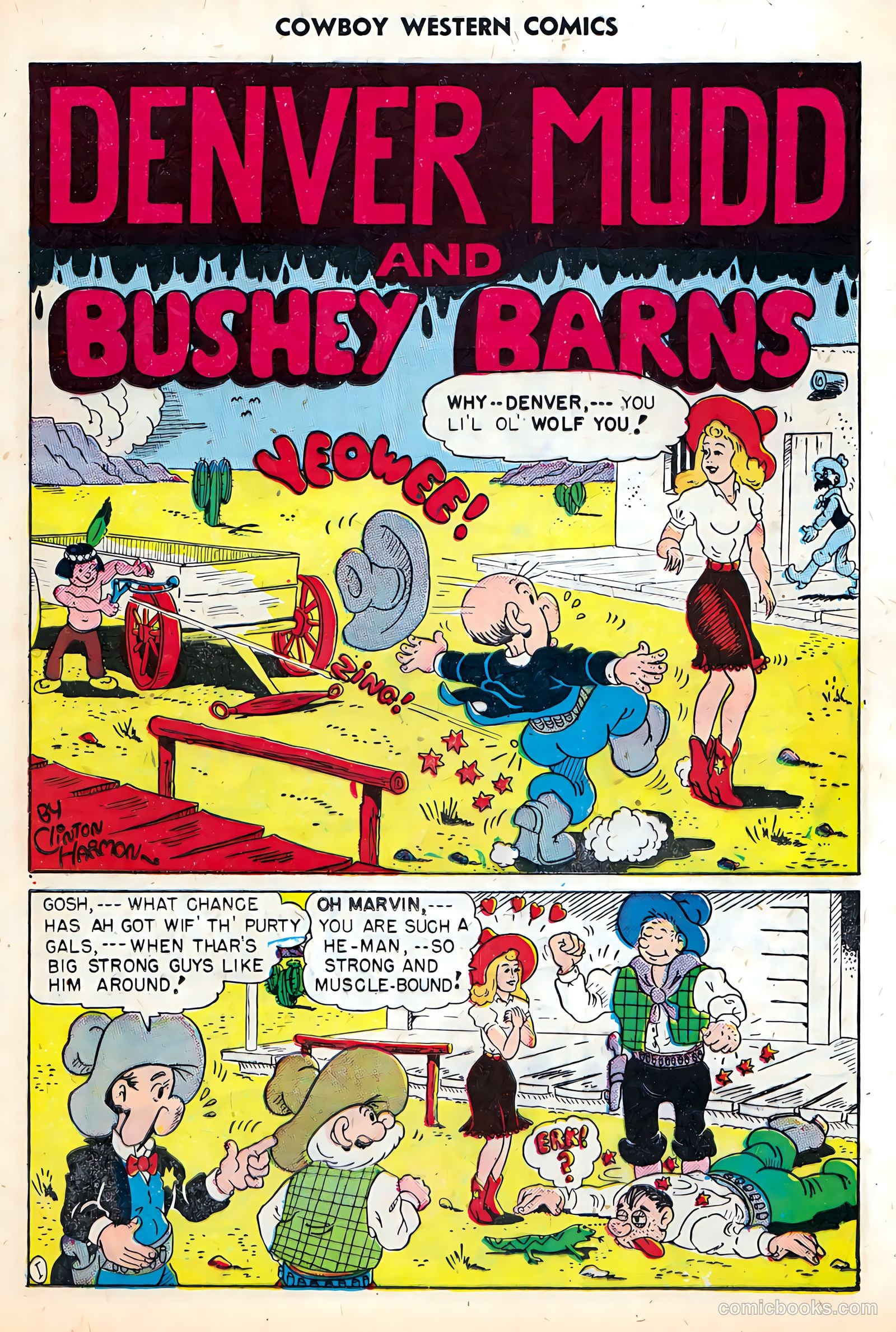 Cowboy Western Comics #27 (1950) — page 21 of 36