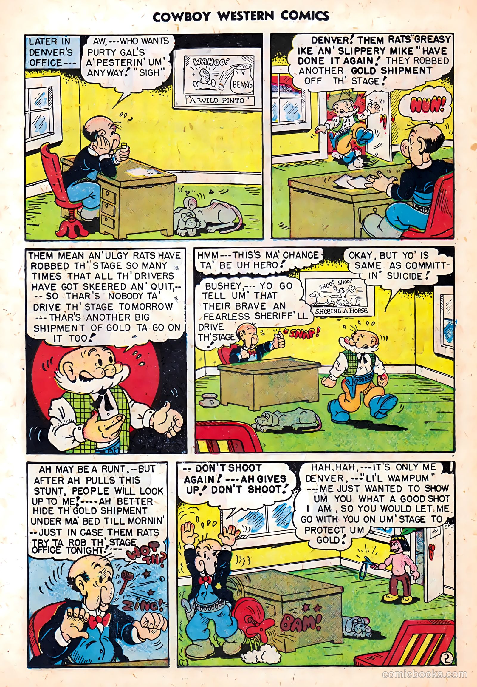 Cowboy Western Comics #27 (1950) — page 22 of 36